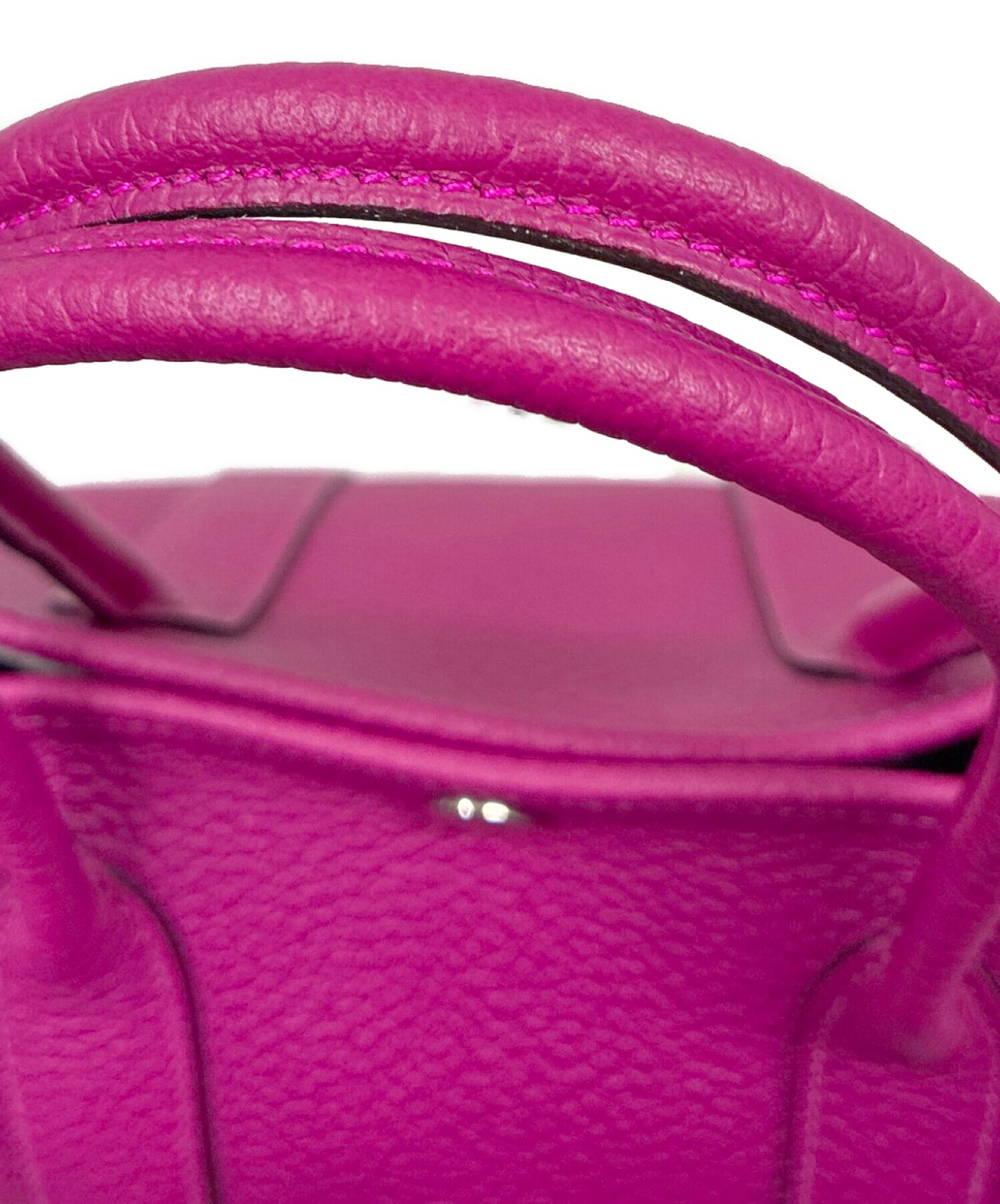 [Pre-owned] HERMES Garden Party TPM Garden Party TPM/Country/Rose Purple/C Engraved: 2018 Manufacture/Silver Hardware/Bag/Bag/Handbag/Tote Bag