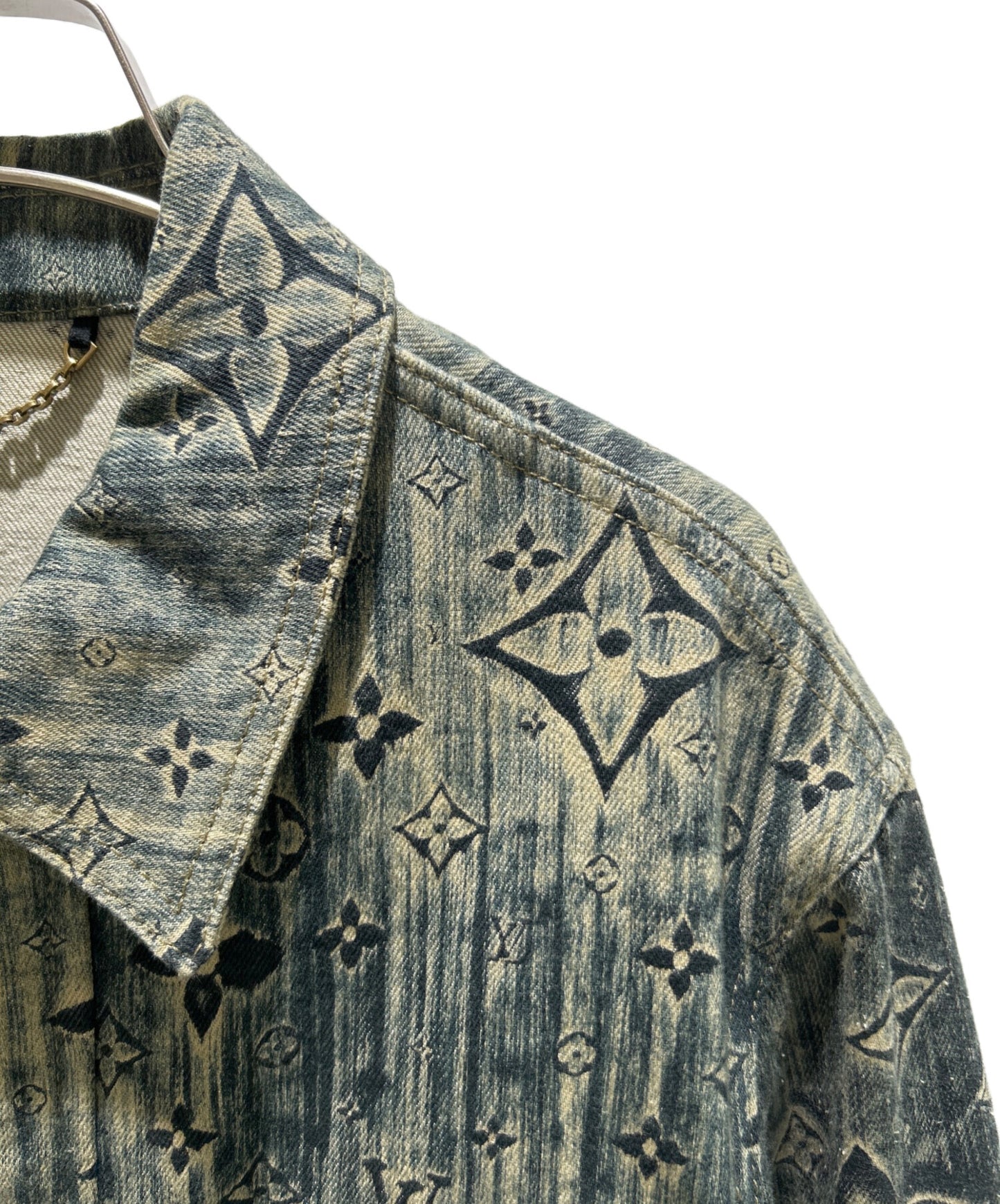 [Pre-owned] LOUIS VUITTON Monogram tailored denim jacket RM2319 TC6 HOA02W