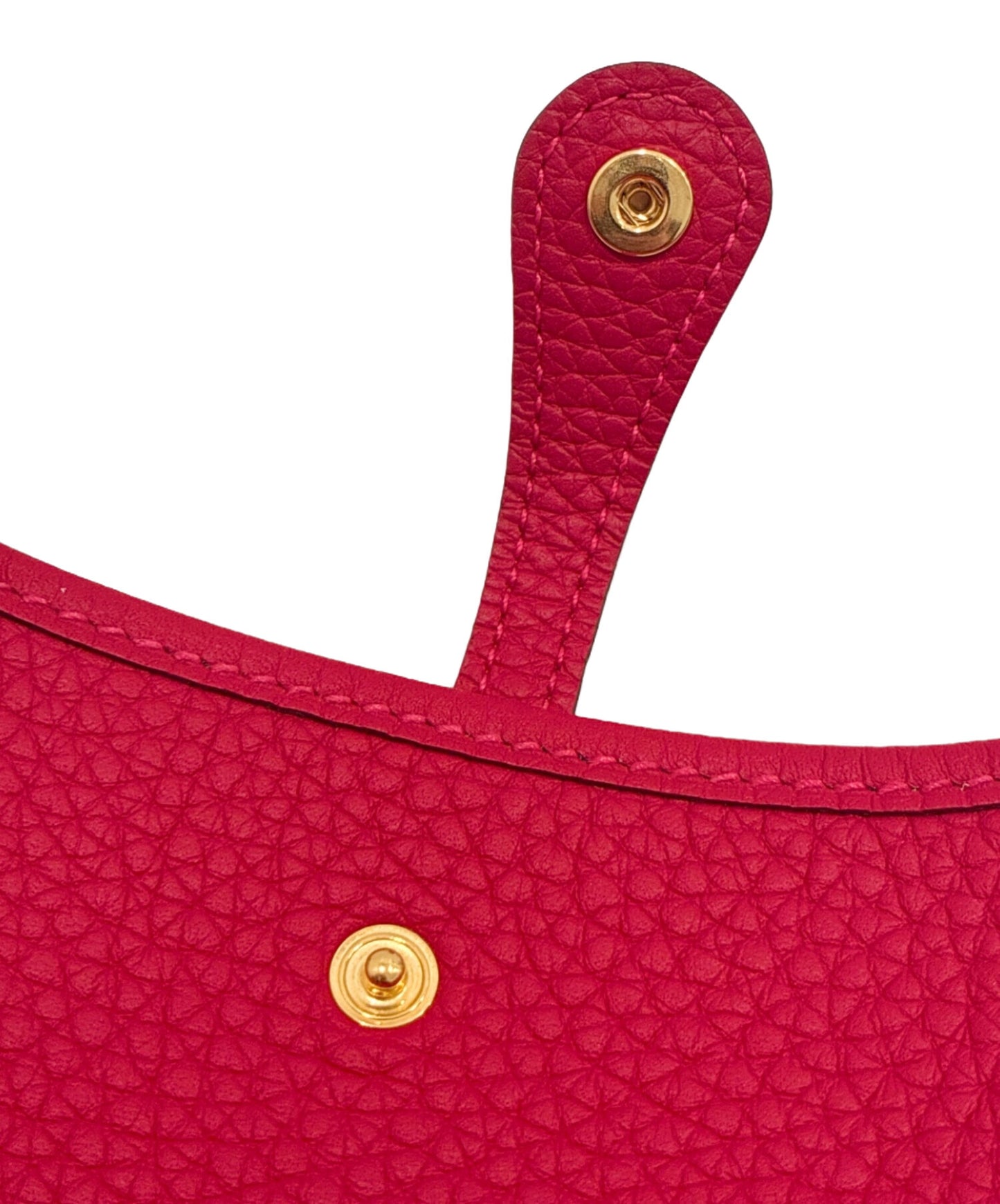 [Pre-owned] HERMES Evelyn TPM / Evelyn I TPM / Rouge Vif / Taurillon Clemence / Gold Hardware / "B" Stamp: Made in 2023 / Shoulder Bag