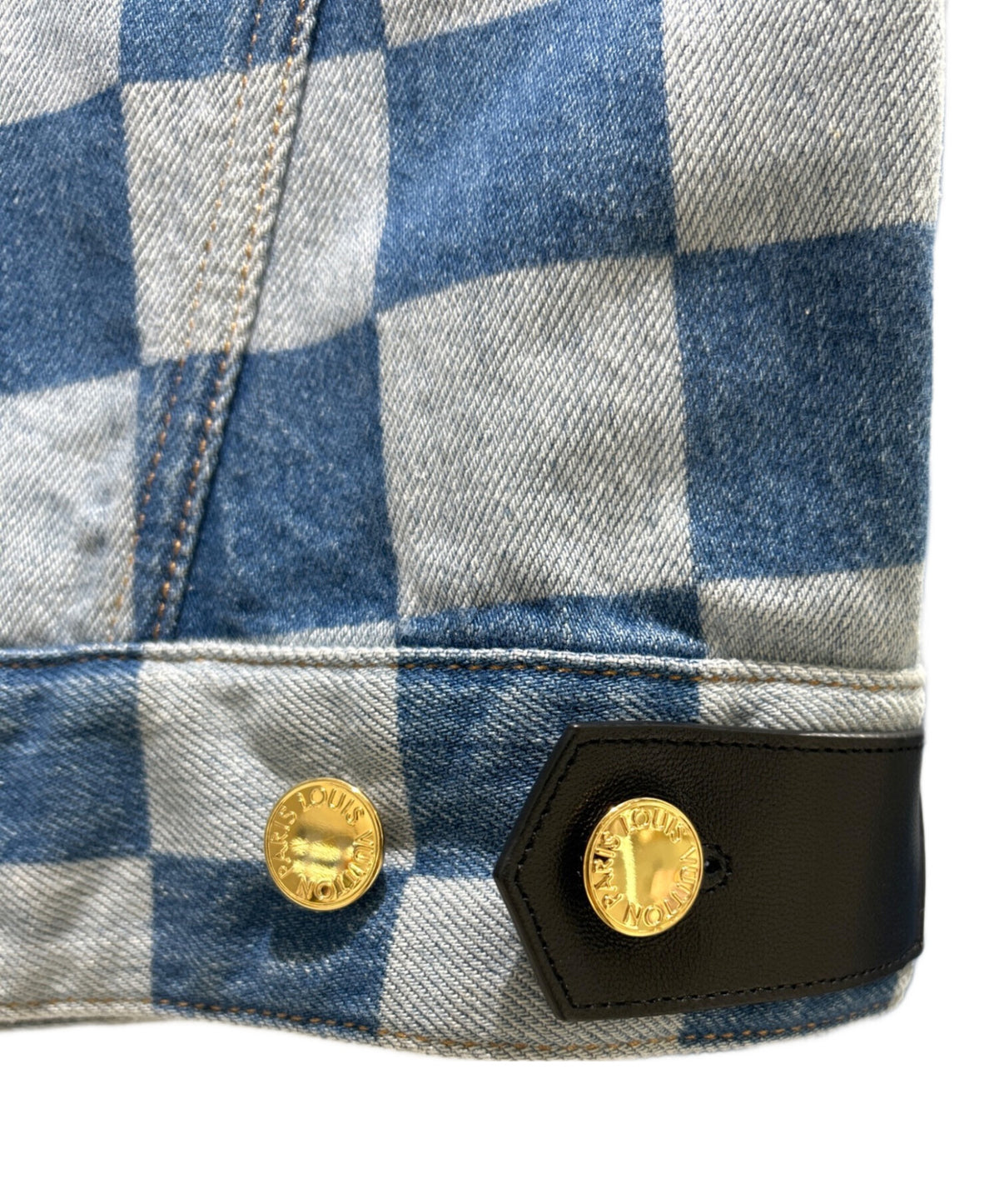 [Pre-owned] LOUIS VUITTON 24SS Damier Denim Jacket / RW241WW / Jacket / Leather Jacket RW241WW