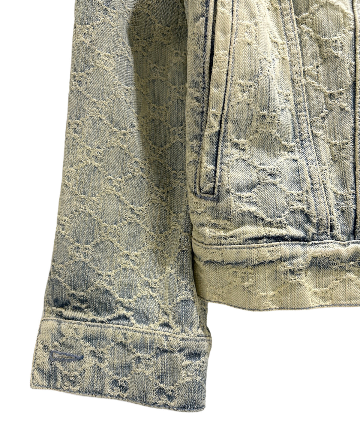 [Pre-owned] GUCCI GG Jacquard Denim Jacket/GG Jacquard Denim Jacket/678791 XDB0K/22AW 678791 XDB0K