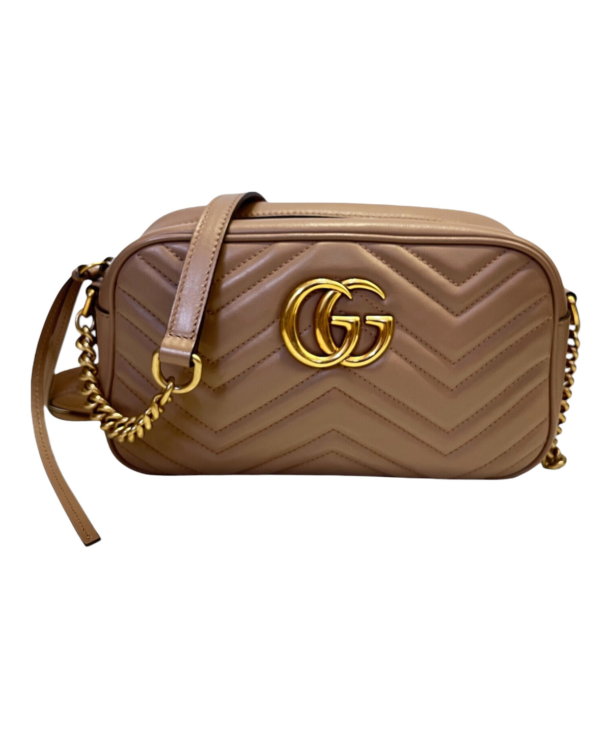 [Pre-owned] GUCCI GG Marmont Chain Shoulder Bag 447632