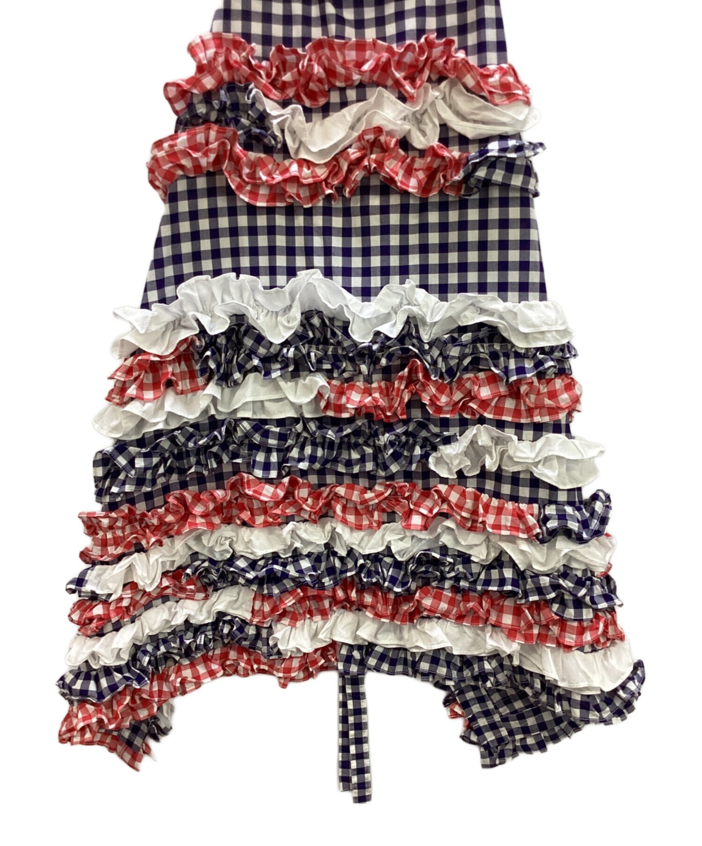 [Pre-owned] COMME des GARCONS GIRL Gingham Check Dress Apron NK-A006