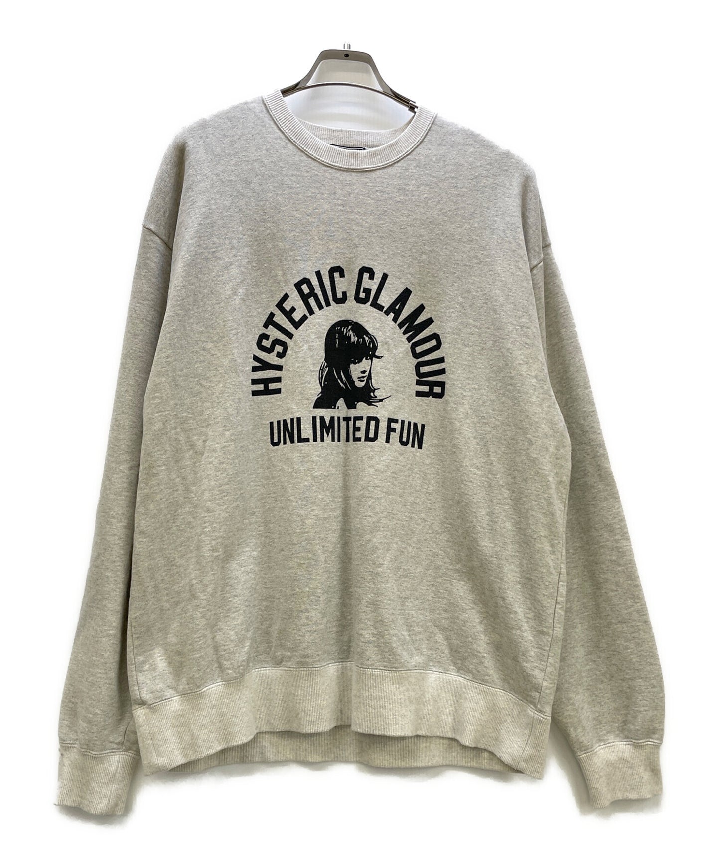 [Pre-owned] Hysteric Glamour UNLIMITED FUN Sweatshirt 02243CS01