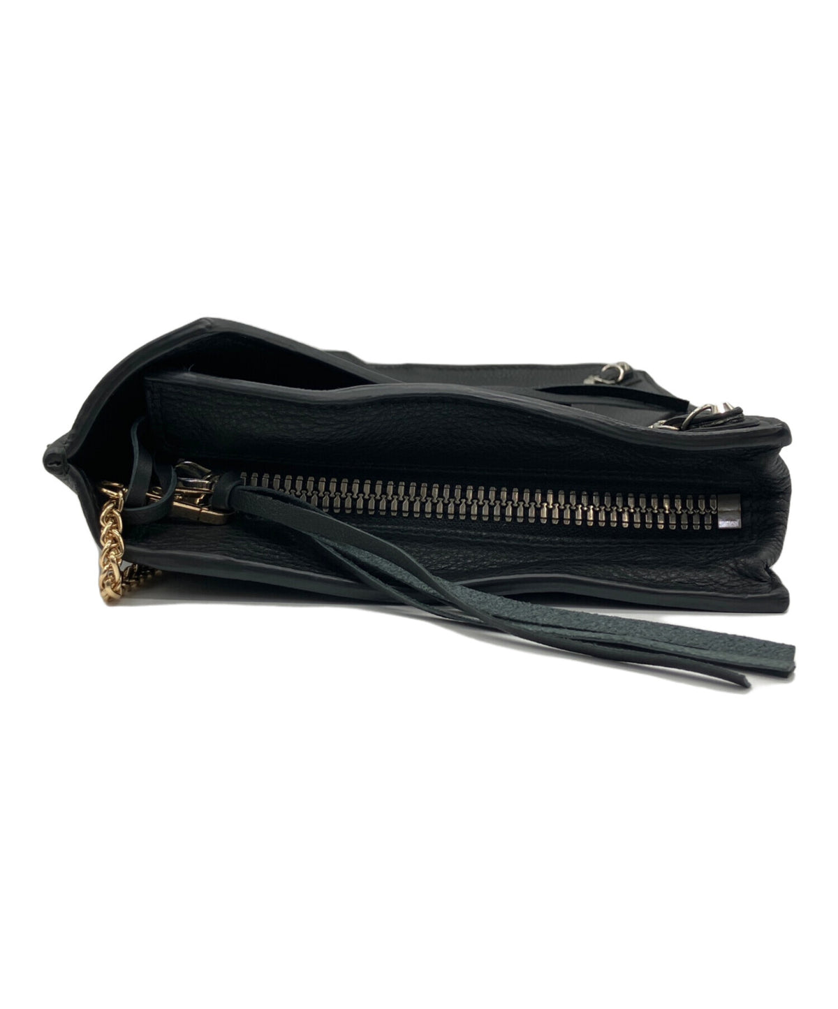 [Pre-owned] BALENCIAGA Paper Zip Around Sight Clutch Bag 357328