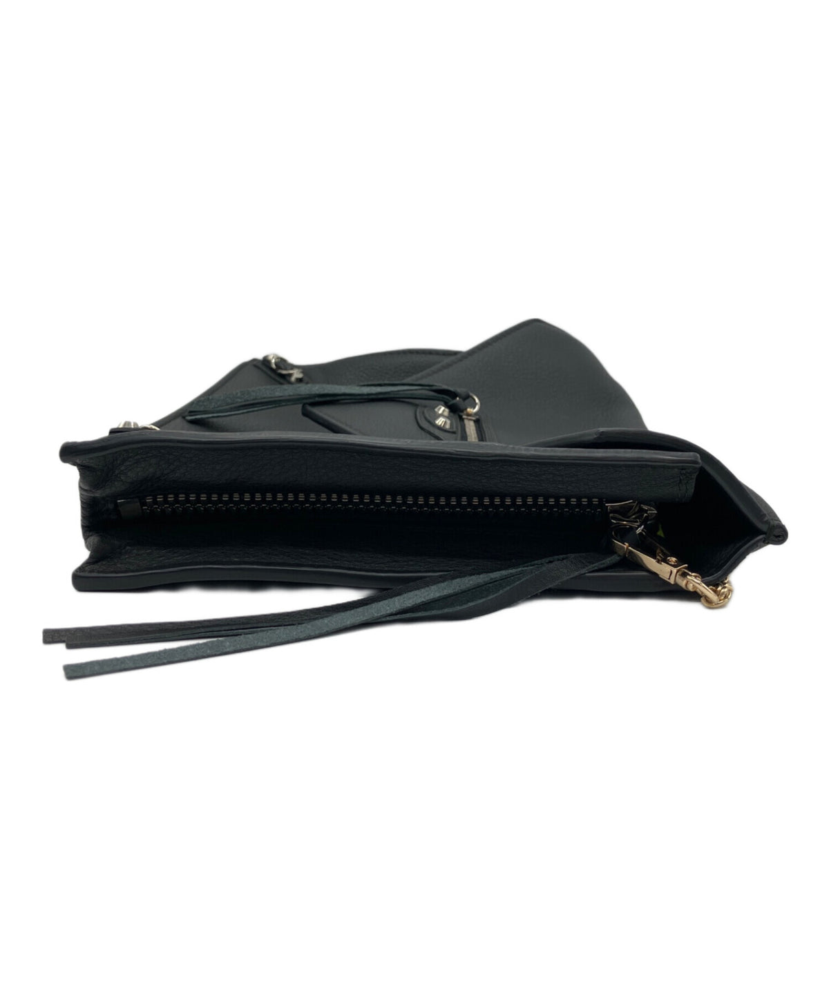 [Pre-owned] BALENCIAGA Paper Zip Around Sight Clutch Bag 357328