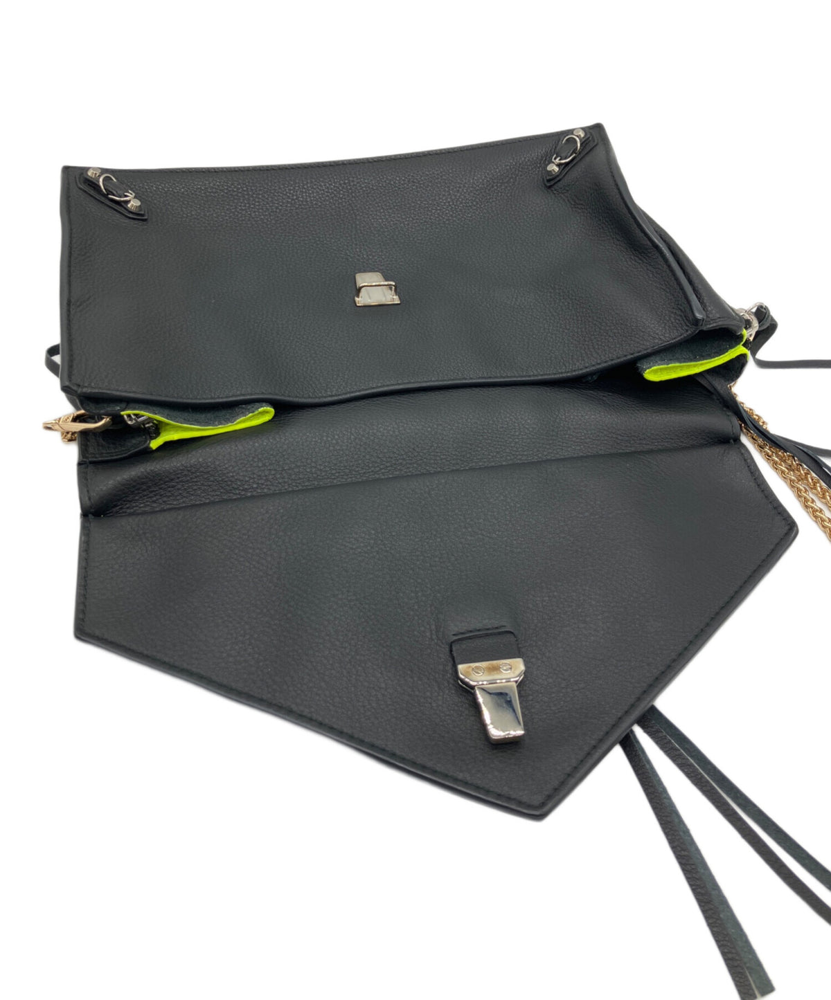 [Pre-owned] BALENCIAGA Paper Zip Around Sight Clutch Bag 357328