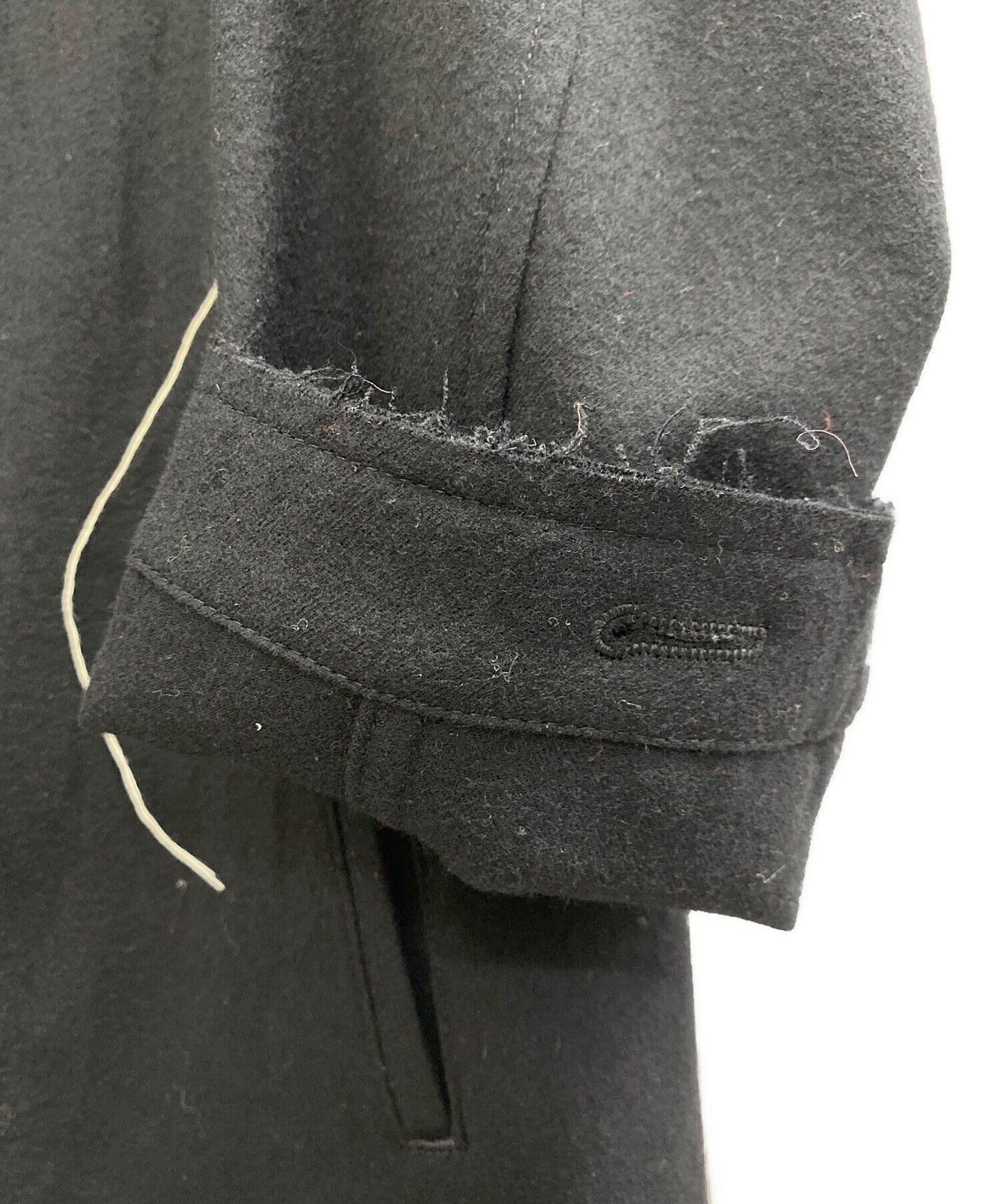 [Pre-owned] Y's W/ FLANNEL HAND STITCHED LEFT FACING SHIRT JACKET YO-J14-113