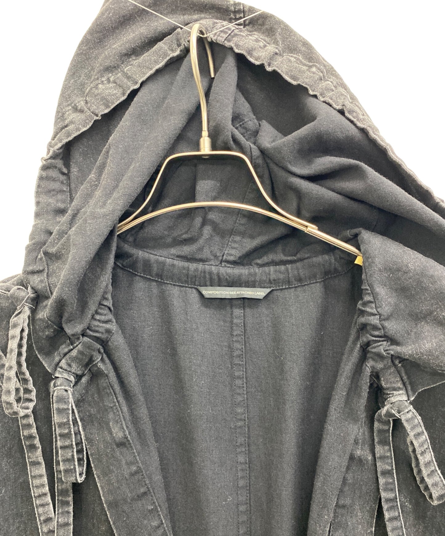 [Pre-owned] Y's 25SS 6OZ BLEACHED DENIM HOODIE COAT YP-C11-008