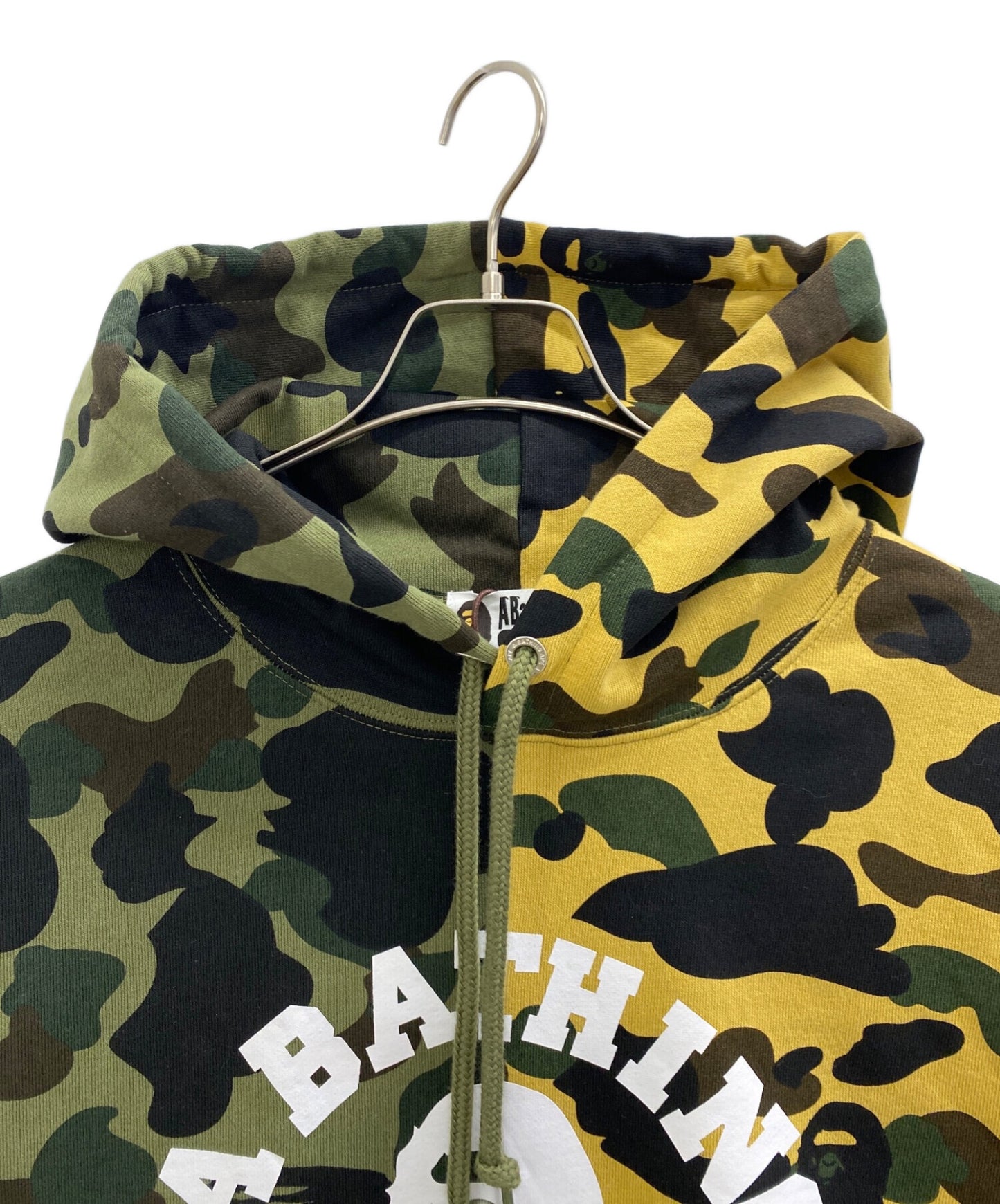 [Pre-owned] A BATHING APE 1st camo real camo separte pullover hoodie 001PPL301007M