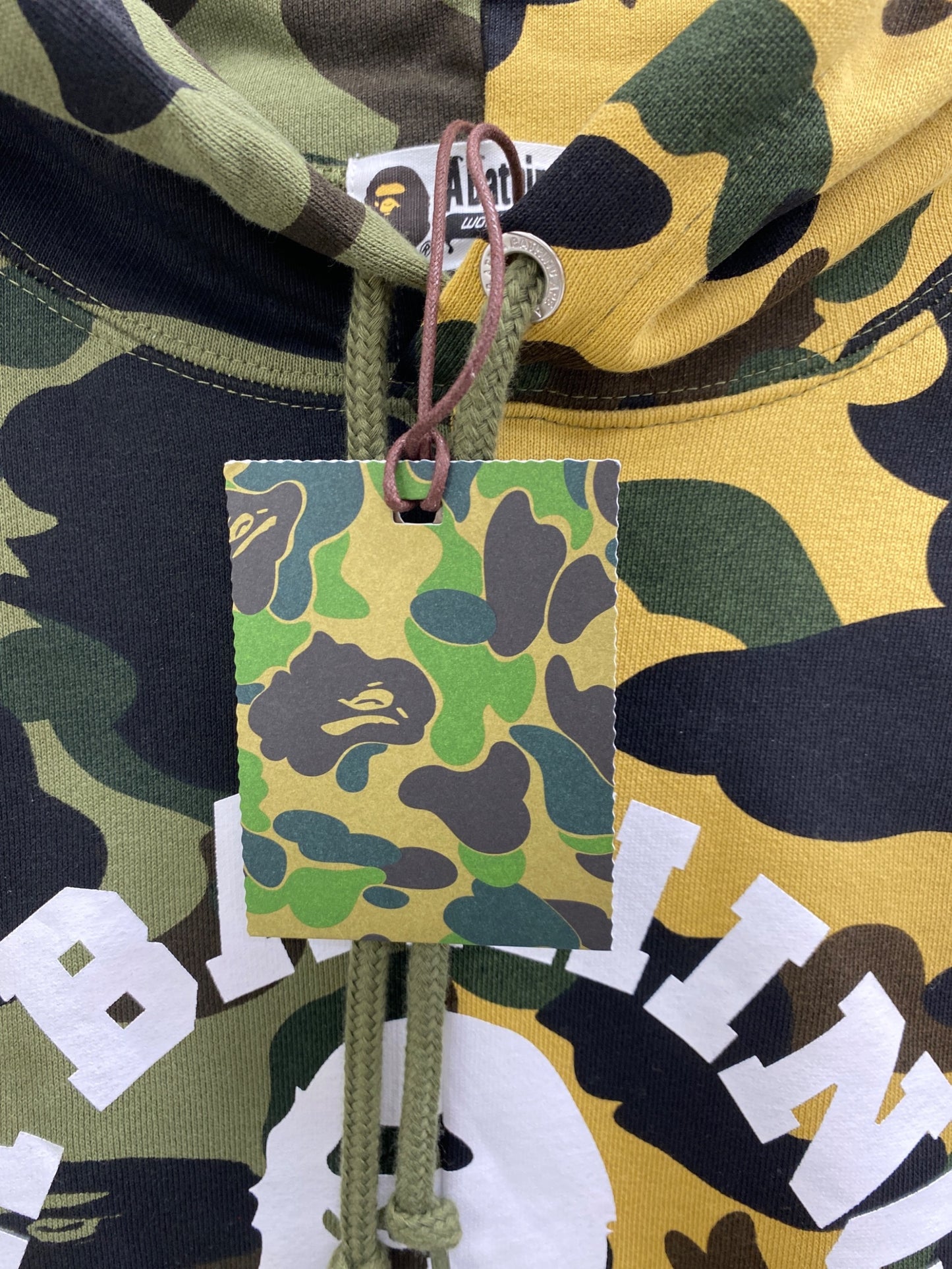 [Pre-owned] A BATHING APE 1st camo real camo separte pullover hoodie 001PPL301007M