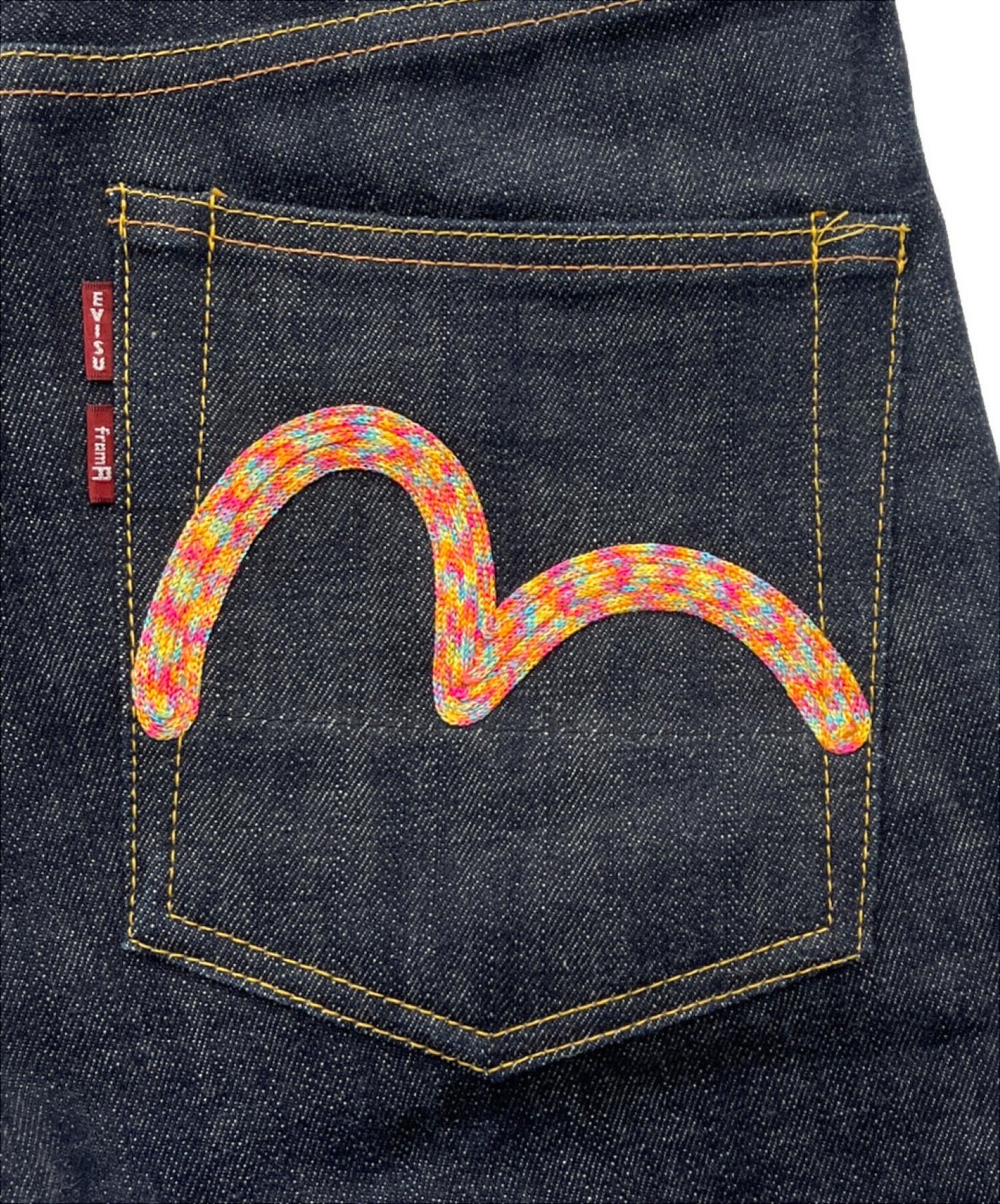 [Pre-owned] EVISU denim pants 2001