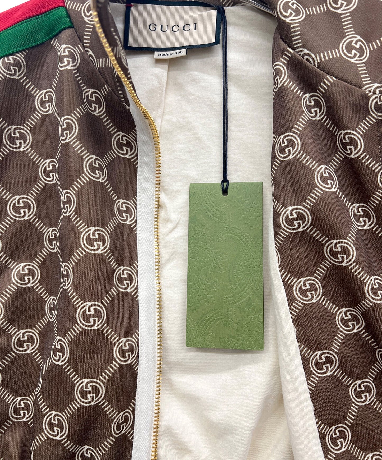 [Pre-owned] GUCCI Interlocking G Sherry Line Blouson 671495 XJD1G
