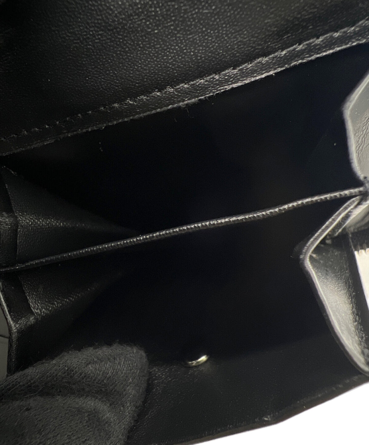 [Pre-owned] Yohji Yamamoto pour homme Bifold Wallet COW LEATHER FASTENER WALLET S HL-A01-763