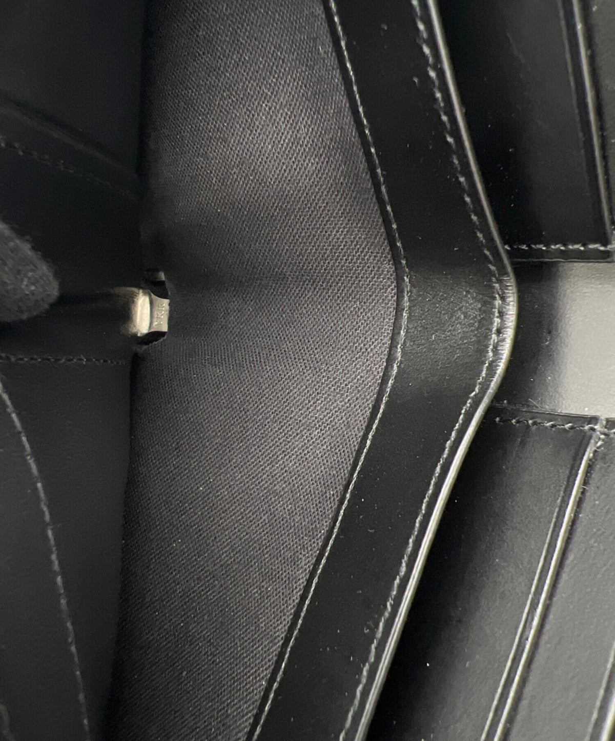 [Pre-owned] Yohji Yamamoto pour homme Bifold Wallet COW LEATHER FASTENER WALLET S HL-A01-763