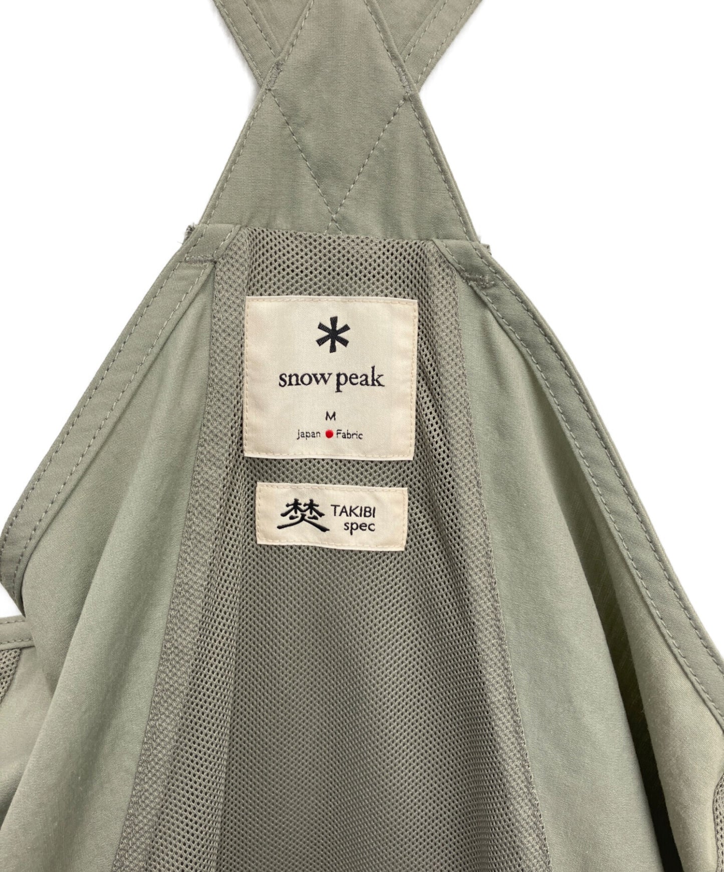 [Pre-owned] Snow peak TAKIBI Weather Cloth Vest JK-25SU102