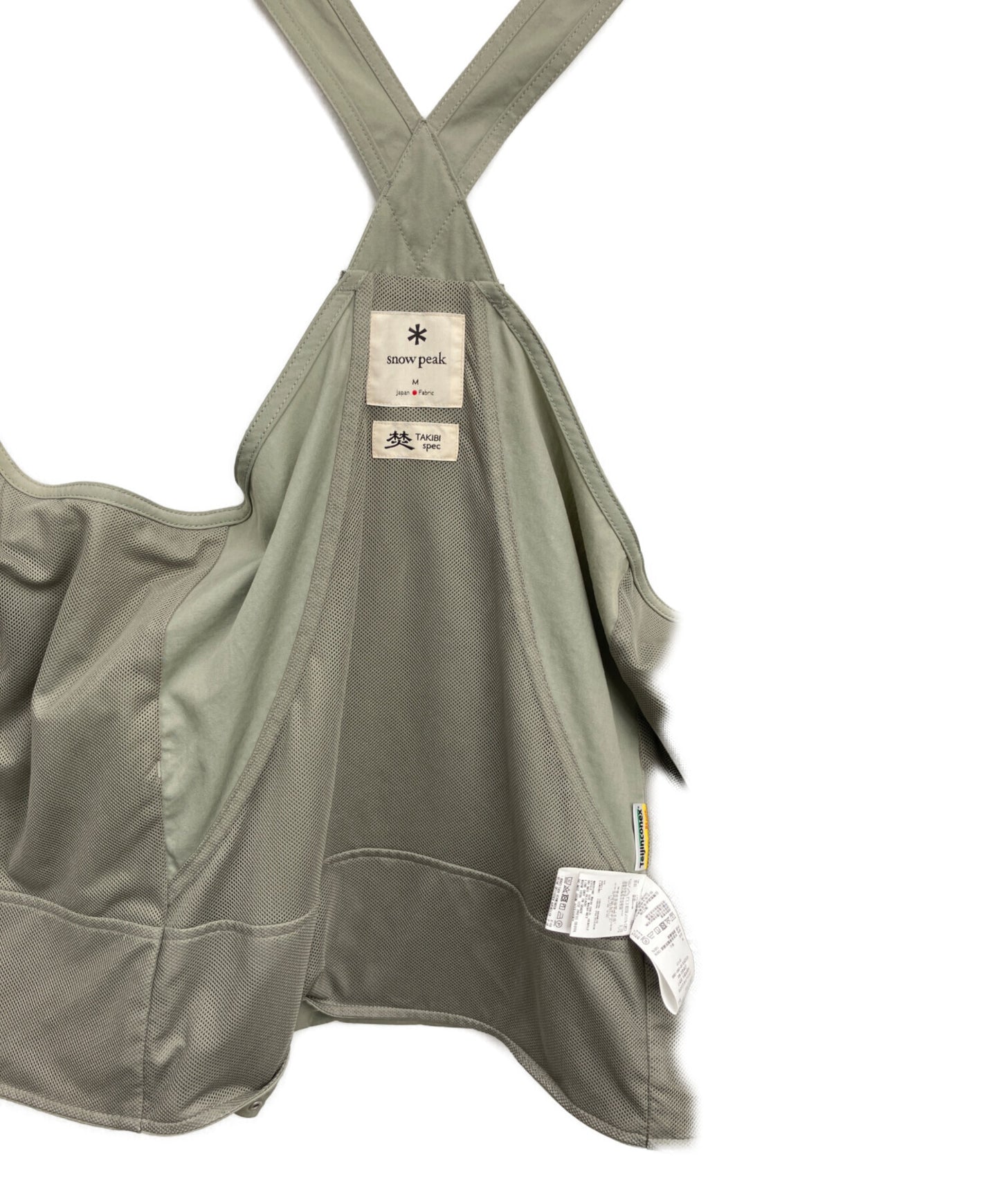 [Pre-owned] Snow peak TAKIBI Weather Cloth Vest JK-25SU102