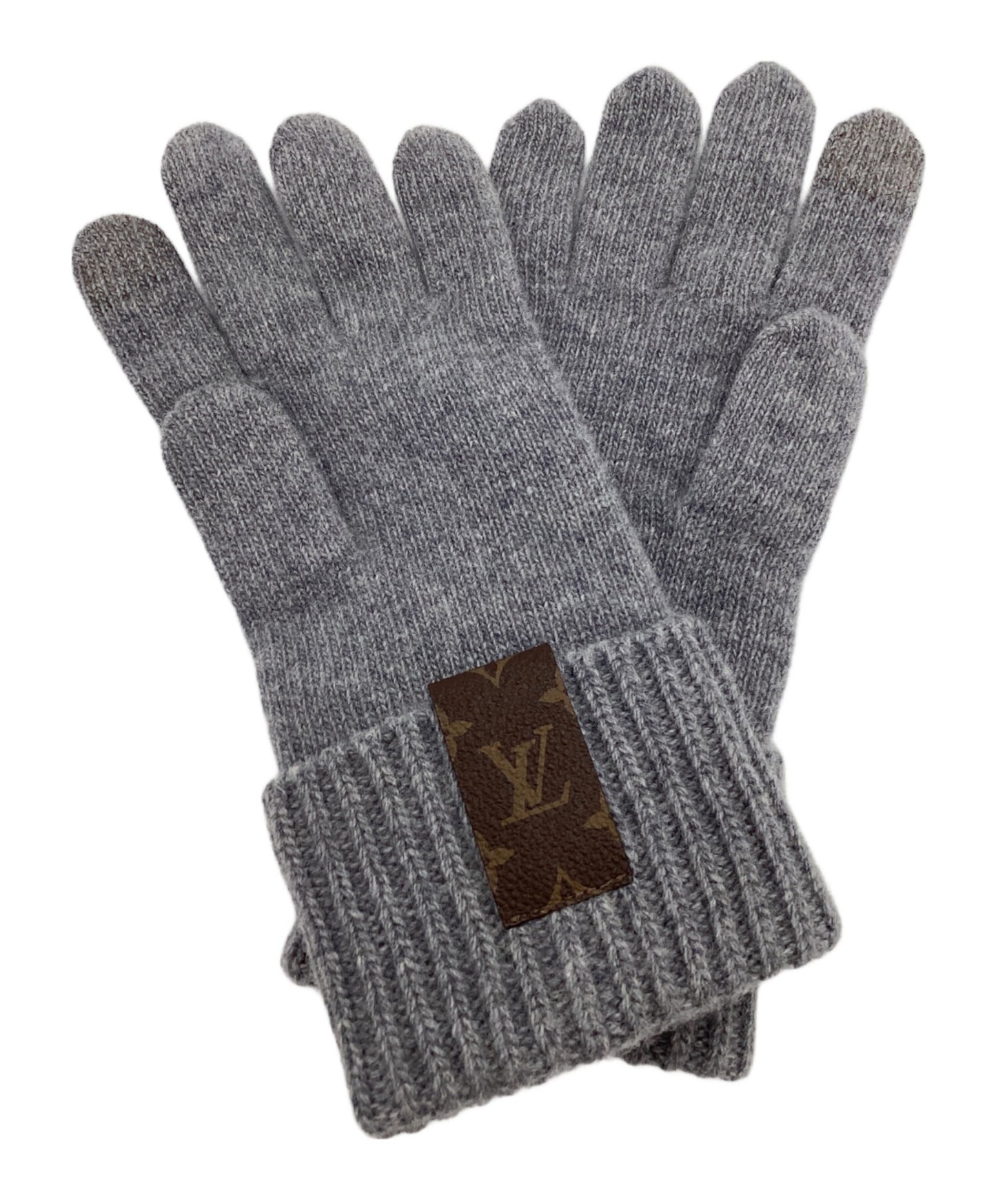 [Pre-owned] LOUIS VUITTON Knit Gloves LV Medallion M94589