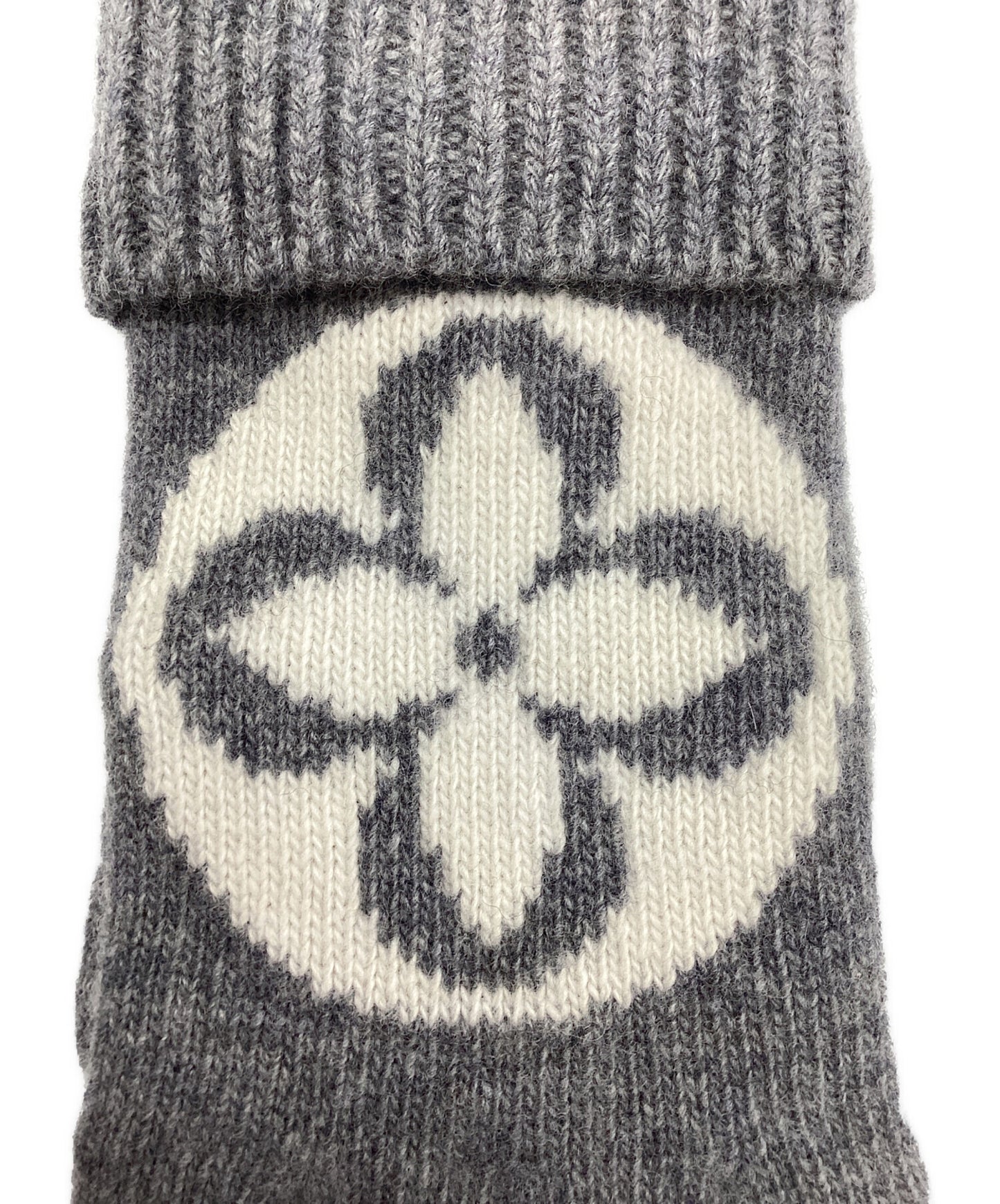 [Pre-owned] LOUIS VUITTON Knit Gloves LV Medallion M94589