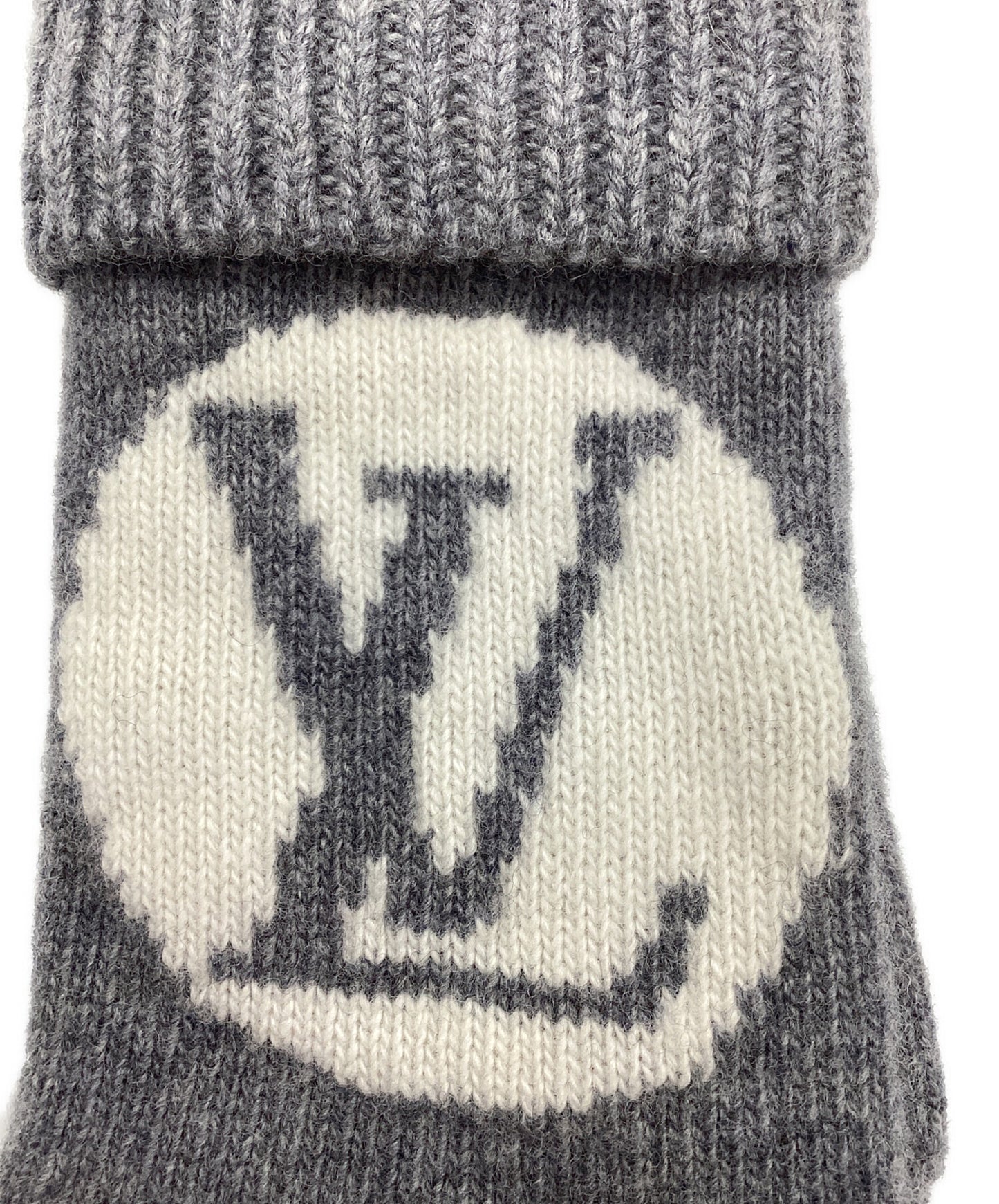 [Pre-owned] LOUIS VUITTON Knit Gloves LV Medallion M94589