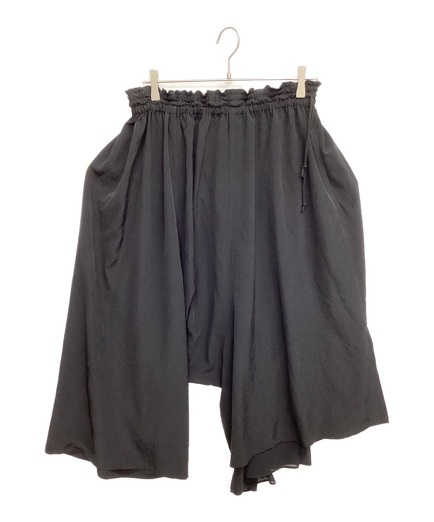 [Pre-owned] Y's TRIACETATE POLYESTER de CHINE ASYMMETRY PANTS YA-P26-500