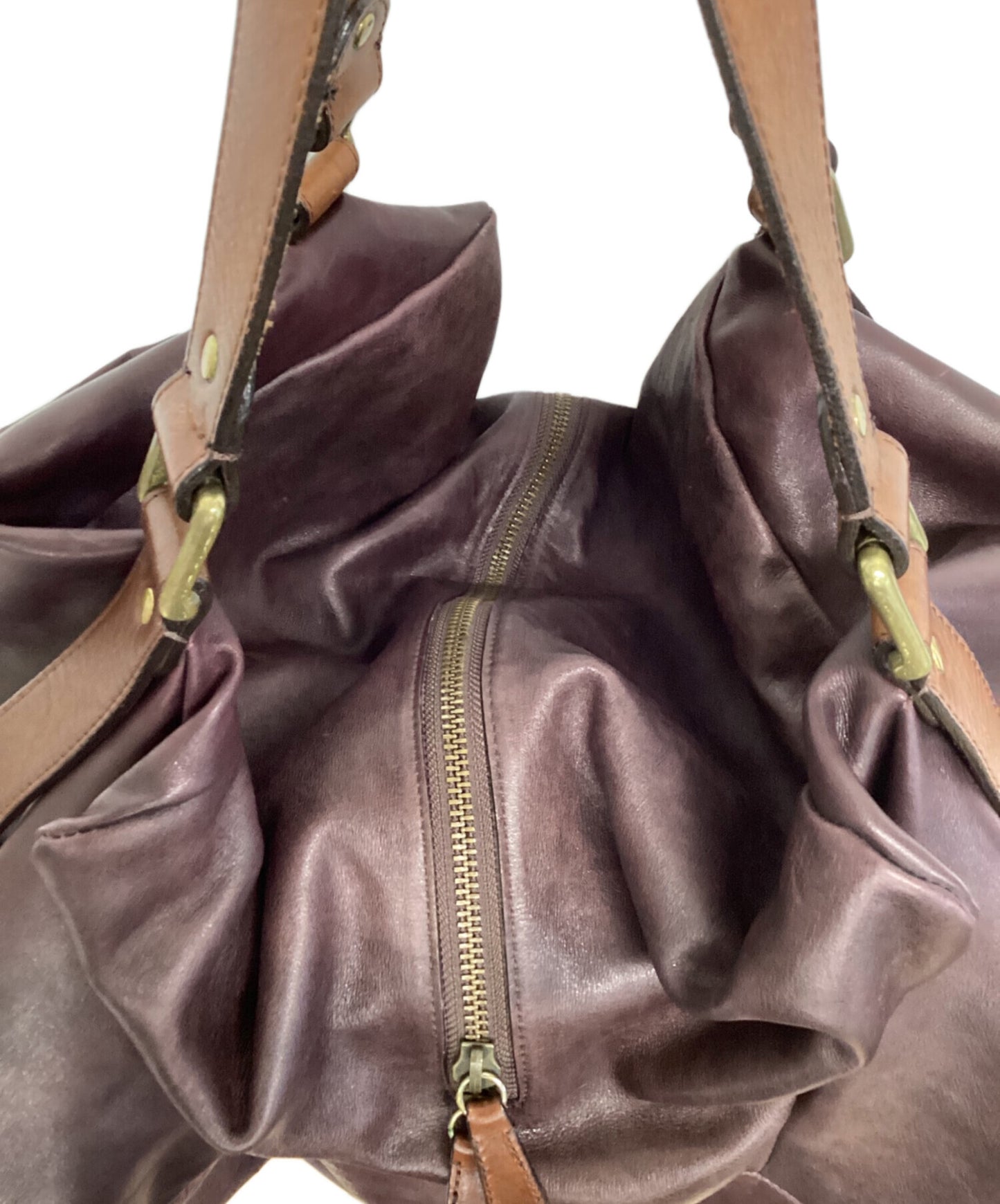 [Pre-owned] MIHARA YASUHIRO Leather Boston Bag