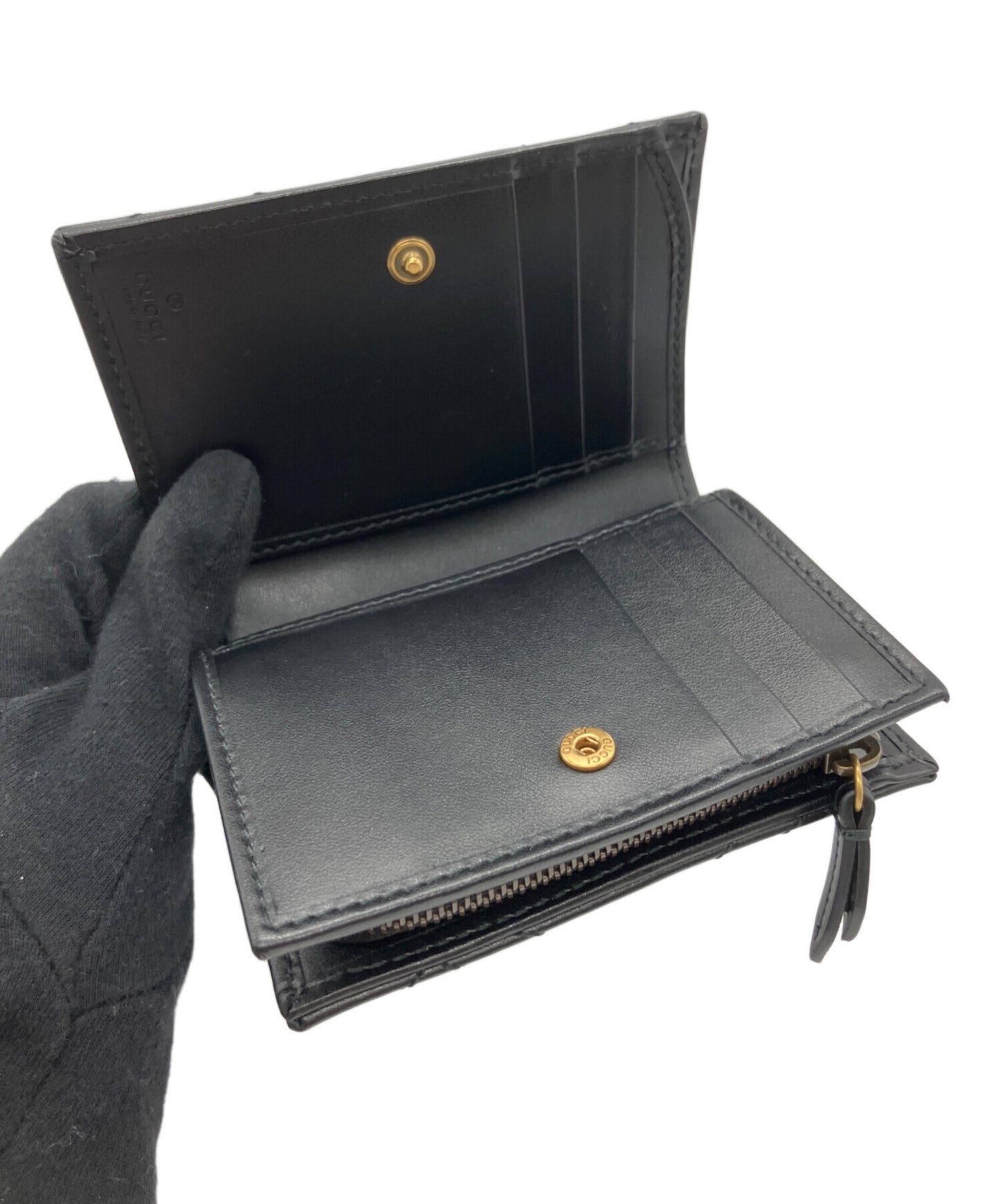 [Pre-owned] GUCCI bi-fold wallet 773427
