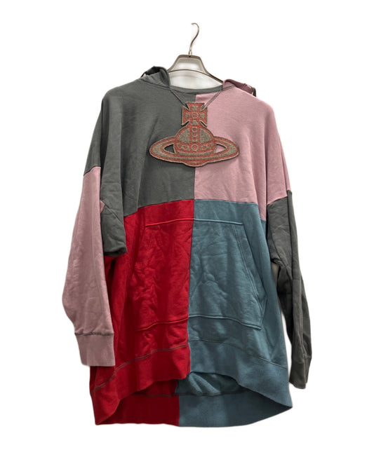 [Pre-owned] Vivienne Westwood RED LABEL Patchwork oversized parka 17-12-322012