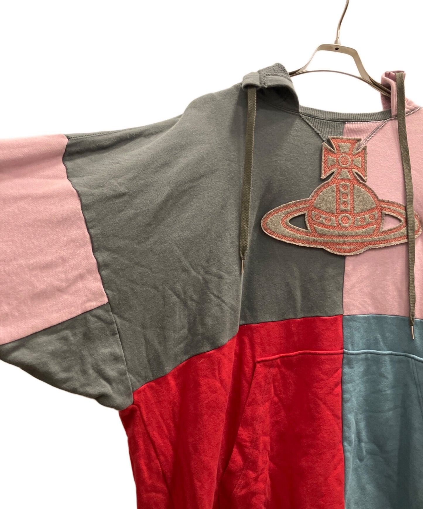 [Pre-owned] Vivienne Westwood RED LABEL Patchwork oversized parka 17-12-322012