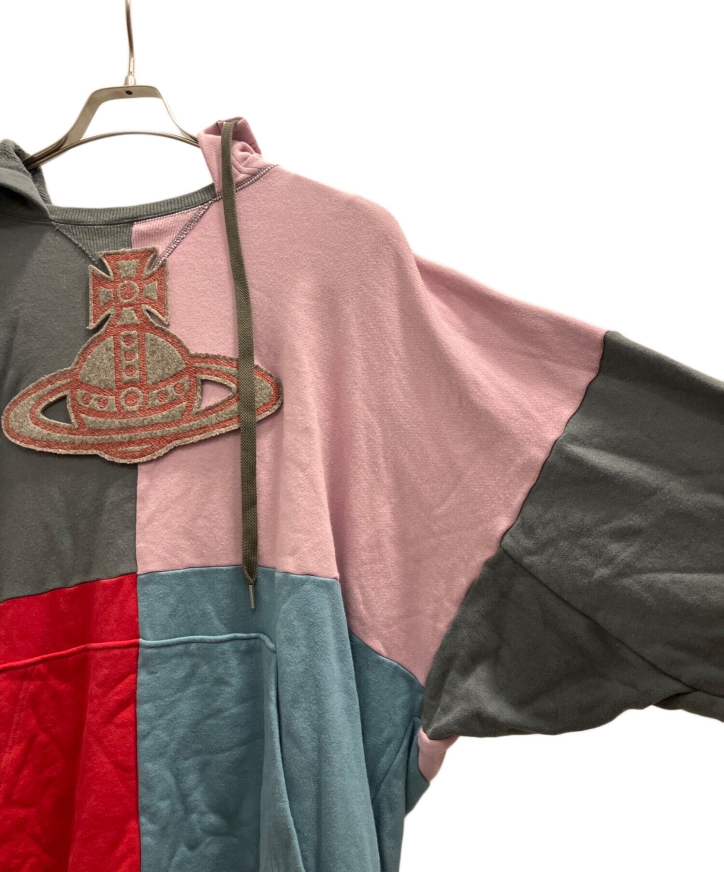 [Pre-owned] Vivienne Westwood RED LABEL Patchwork oversized parka 17-12-322012