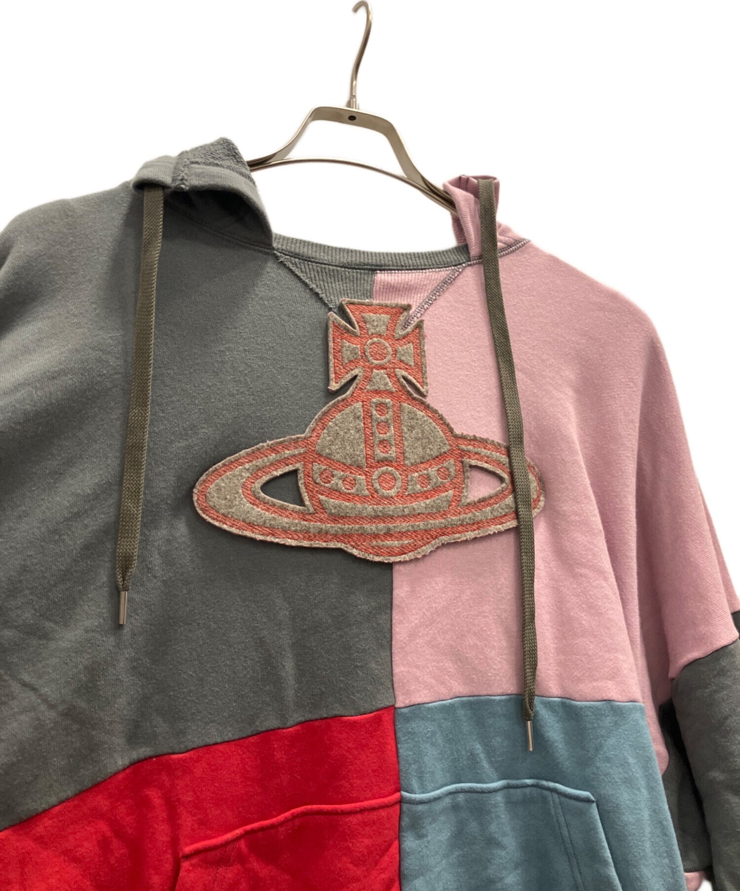 [Pre-owned] Vivienne Westwood RED LABEL Patchwork oversized parka 17-12-322012