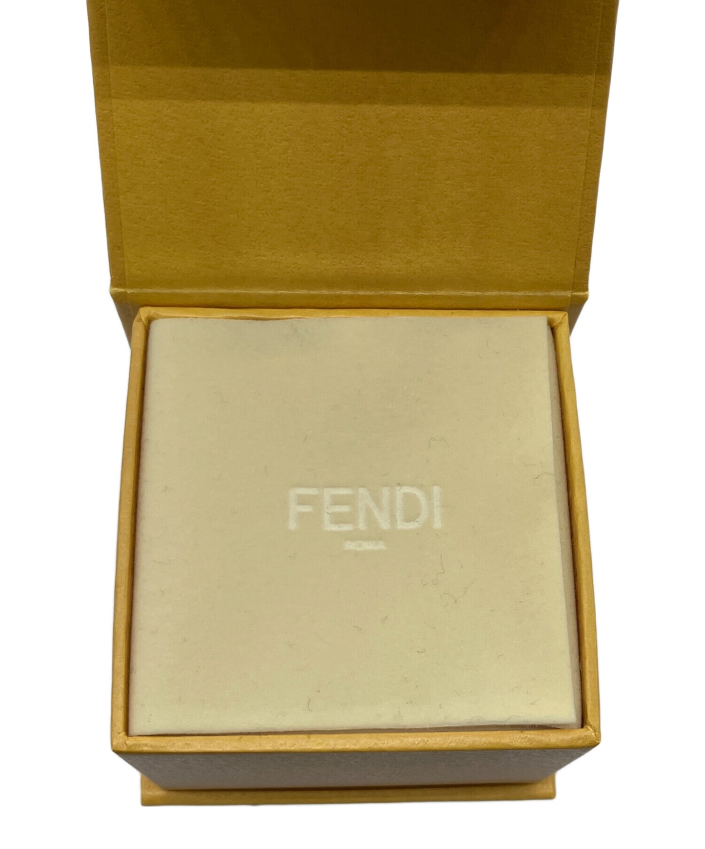 [Pre-owned] FENDI FF baguette motif ring