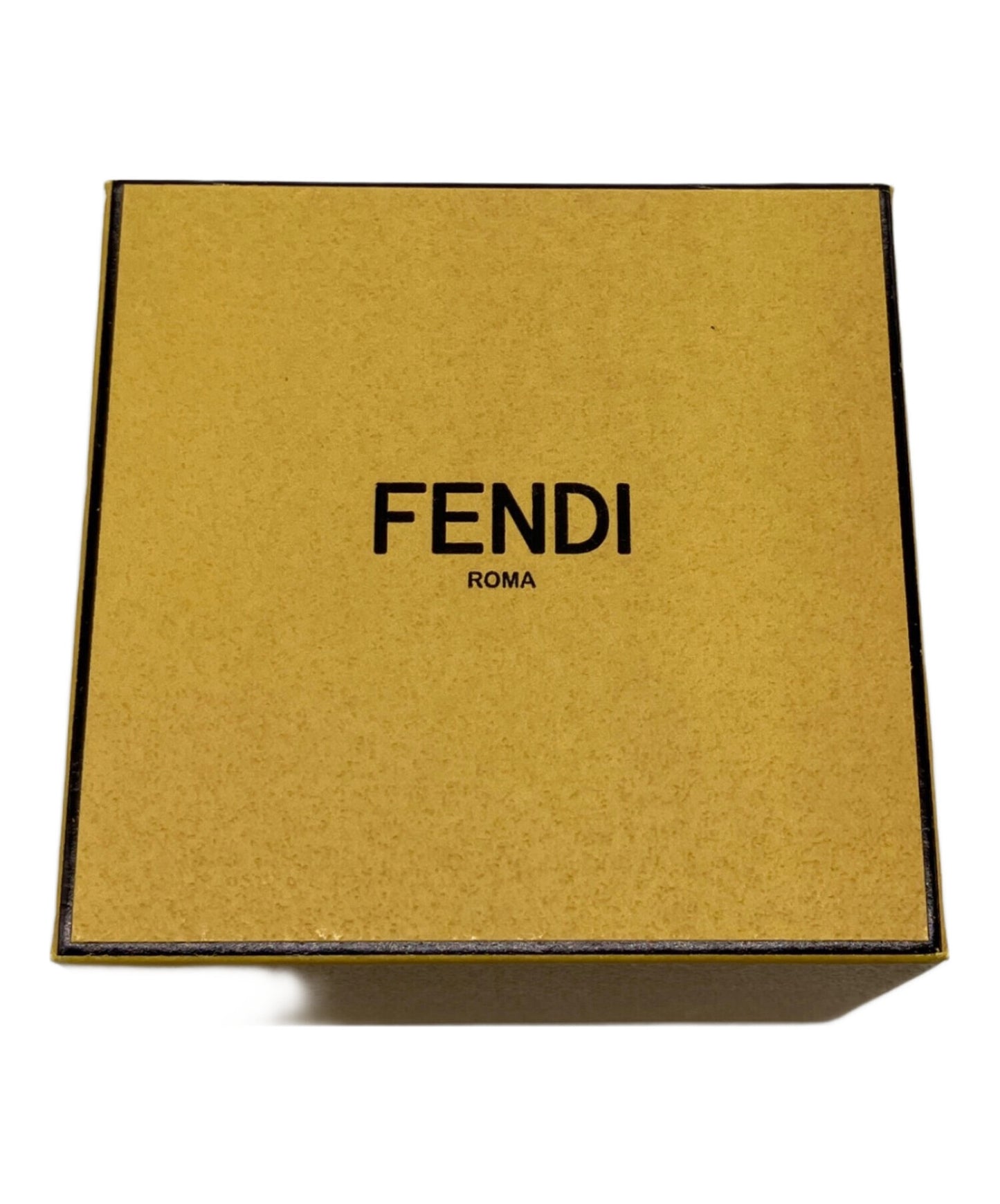 [Pre-owned] FENDI FF baguette motif ring