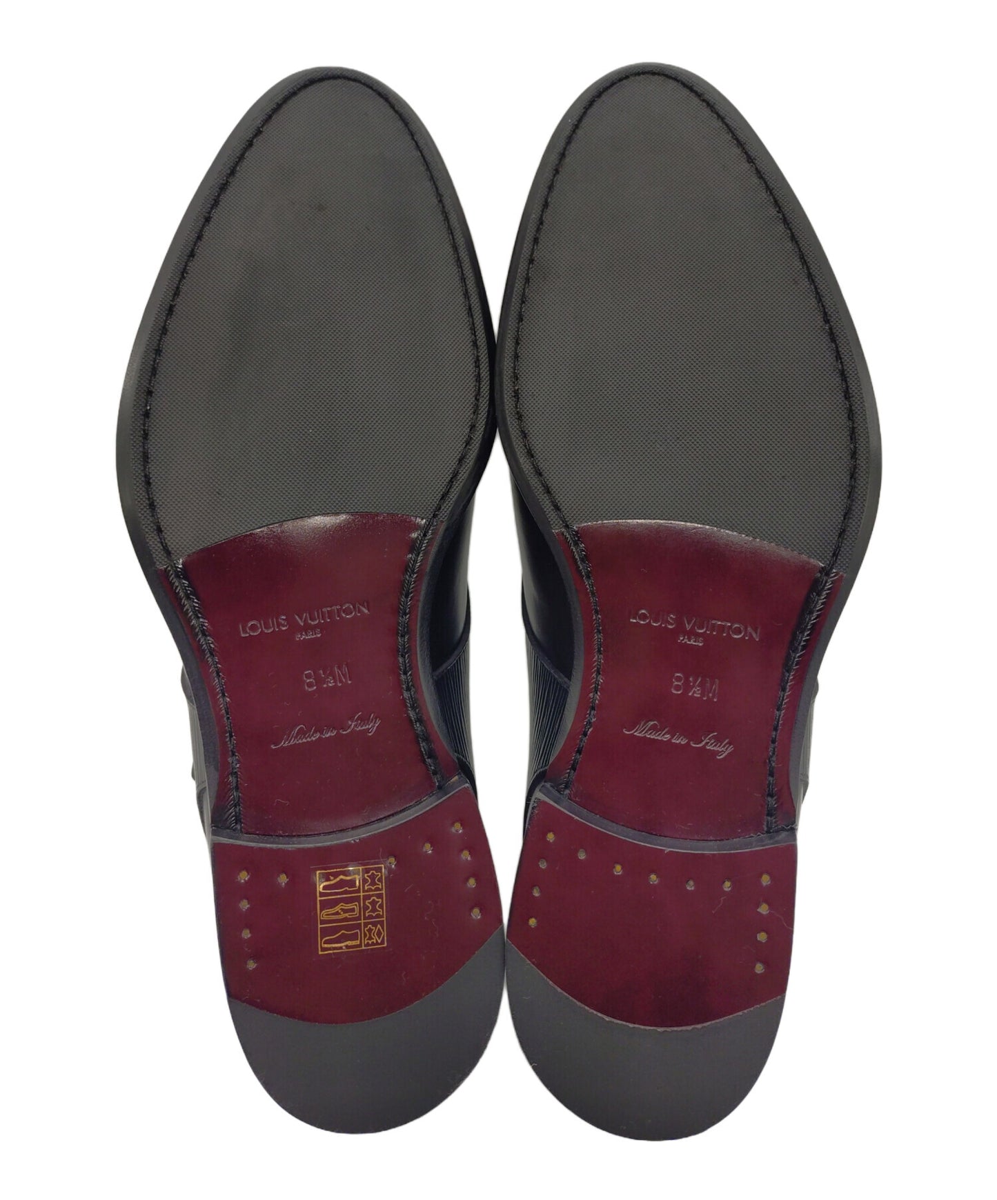 [Pre-owned] LOUIS VUITTON double monk strap shoes