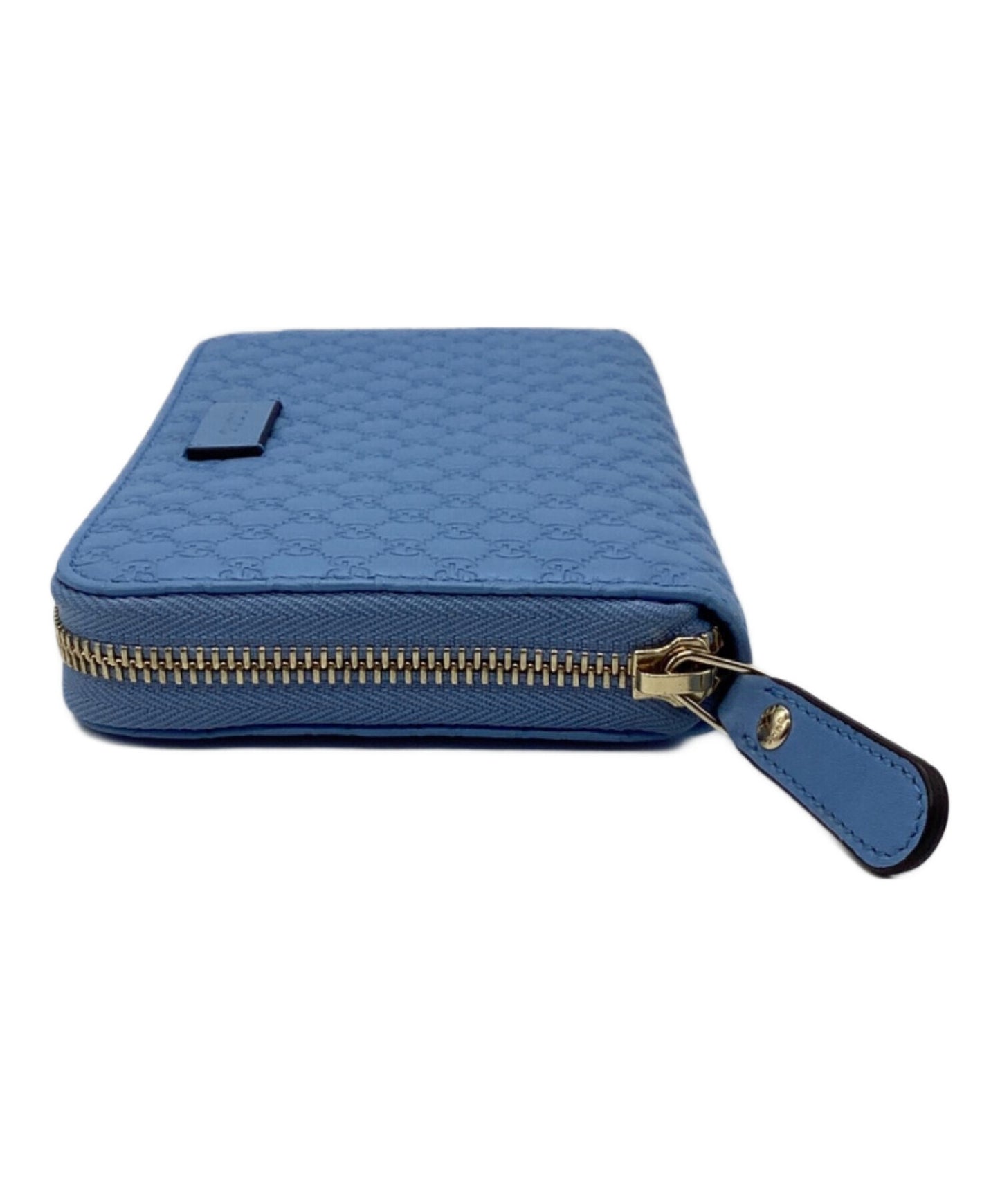 [Pre-owned] GUCCI Micro Guccissima Round Zipper Long Wallet 449391