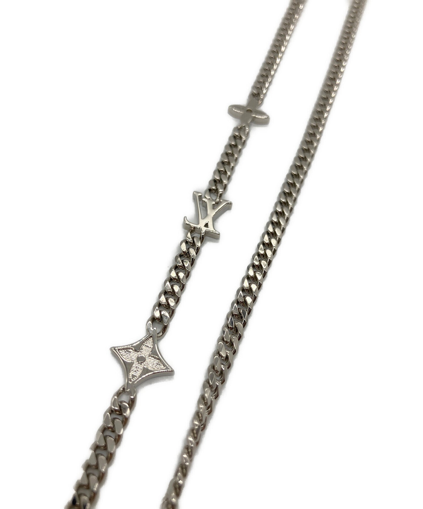 [Pre-owned] LOUIS VUITTON Necklace Monogram Lowe M01490