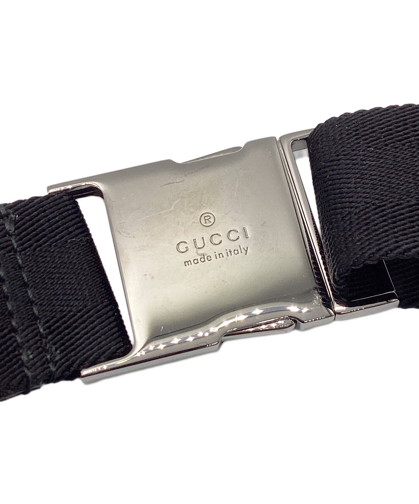 [Pre-owned] GUCCI GG canvas waist pouch 28566
