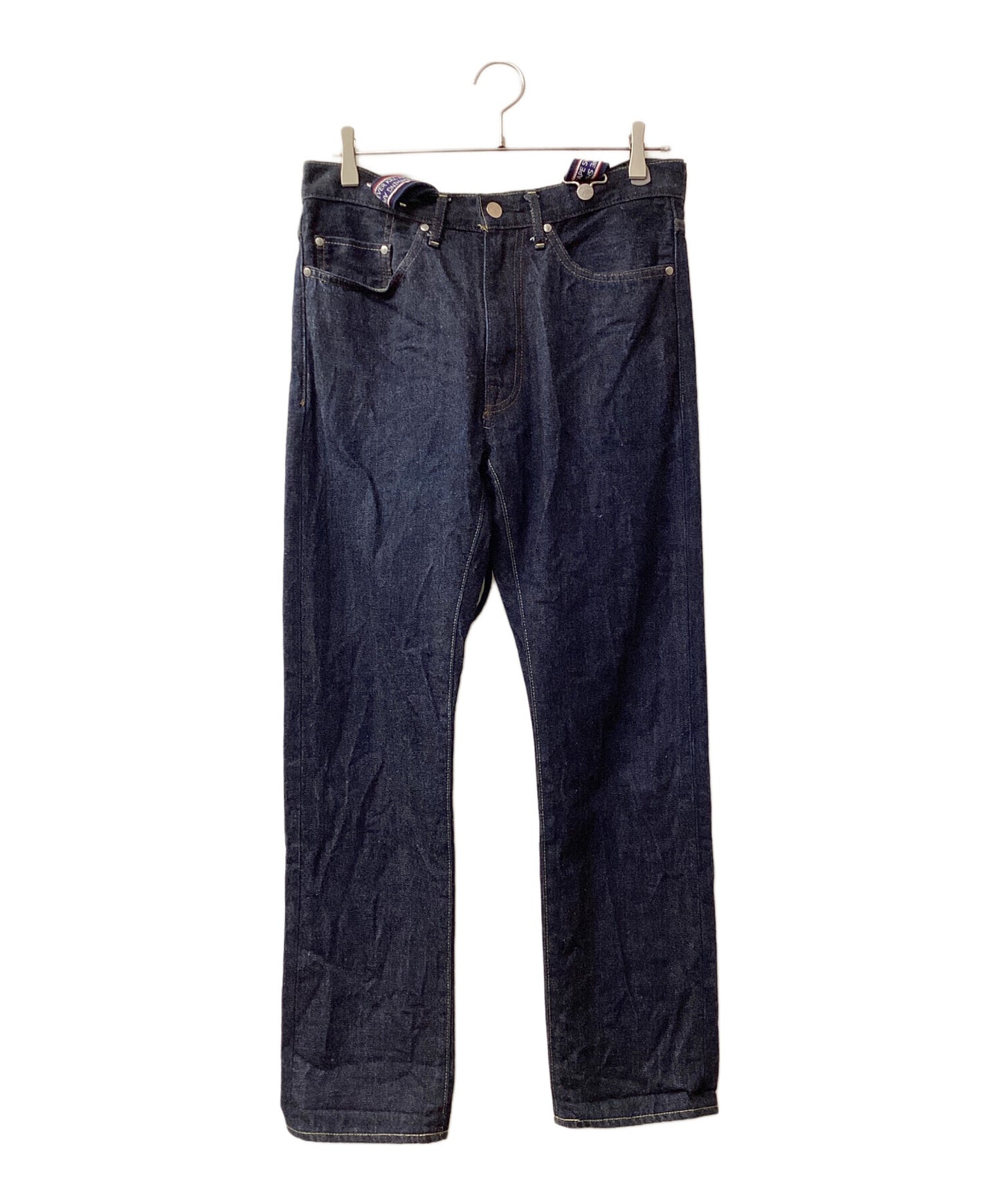 [Pre-owned] A BATHING APE Denim pants with suspender buttons 001DPE301008X