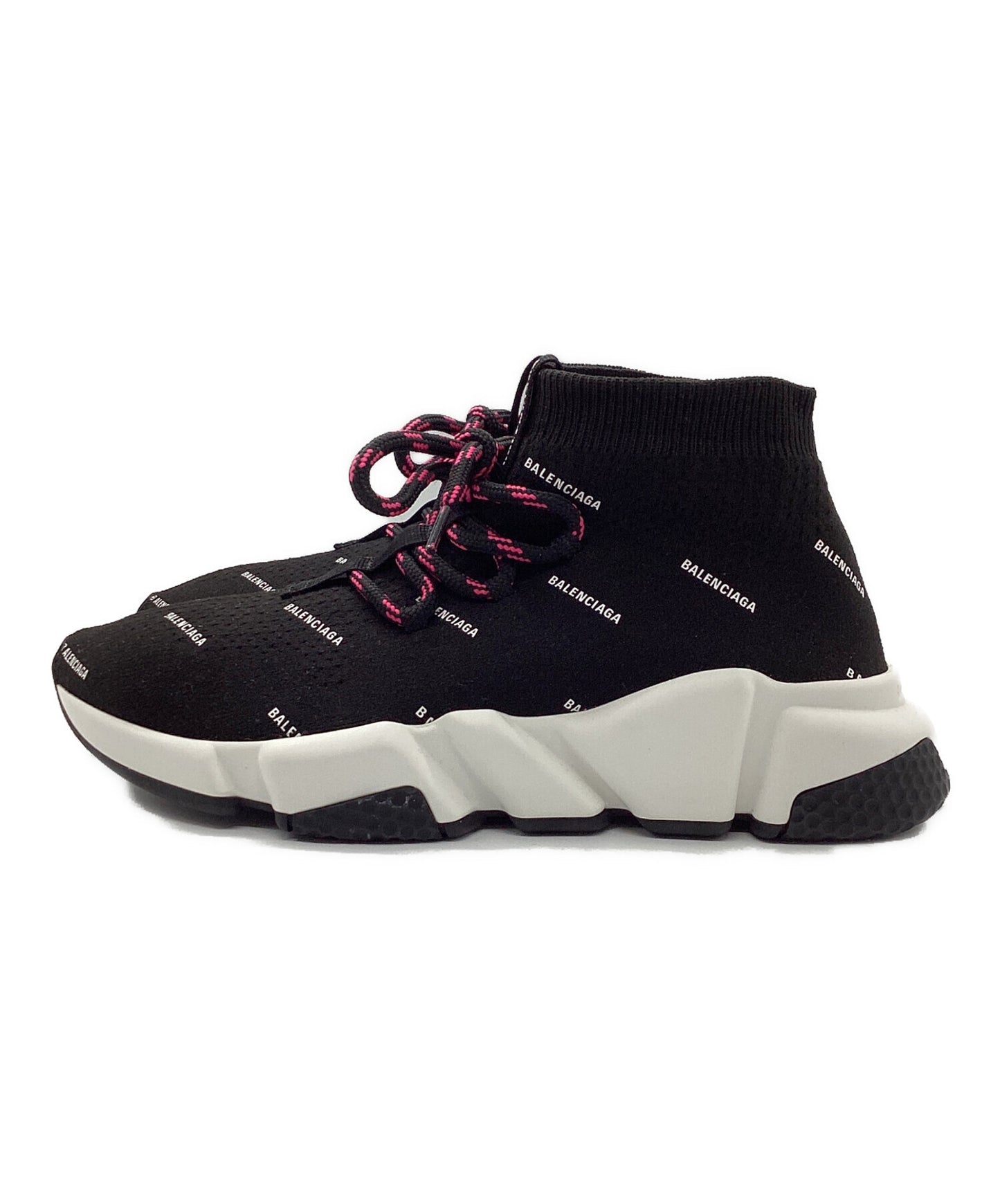 [Pre-owned] BALENCIAGA SPEED LACE UP ALL OVER PRIN W1HP1