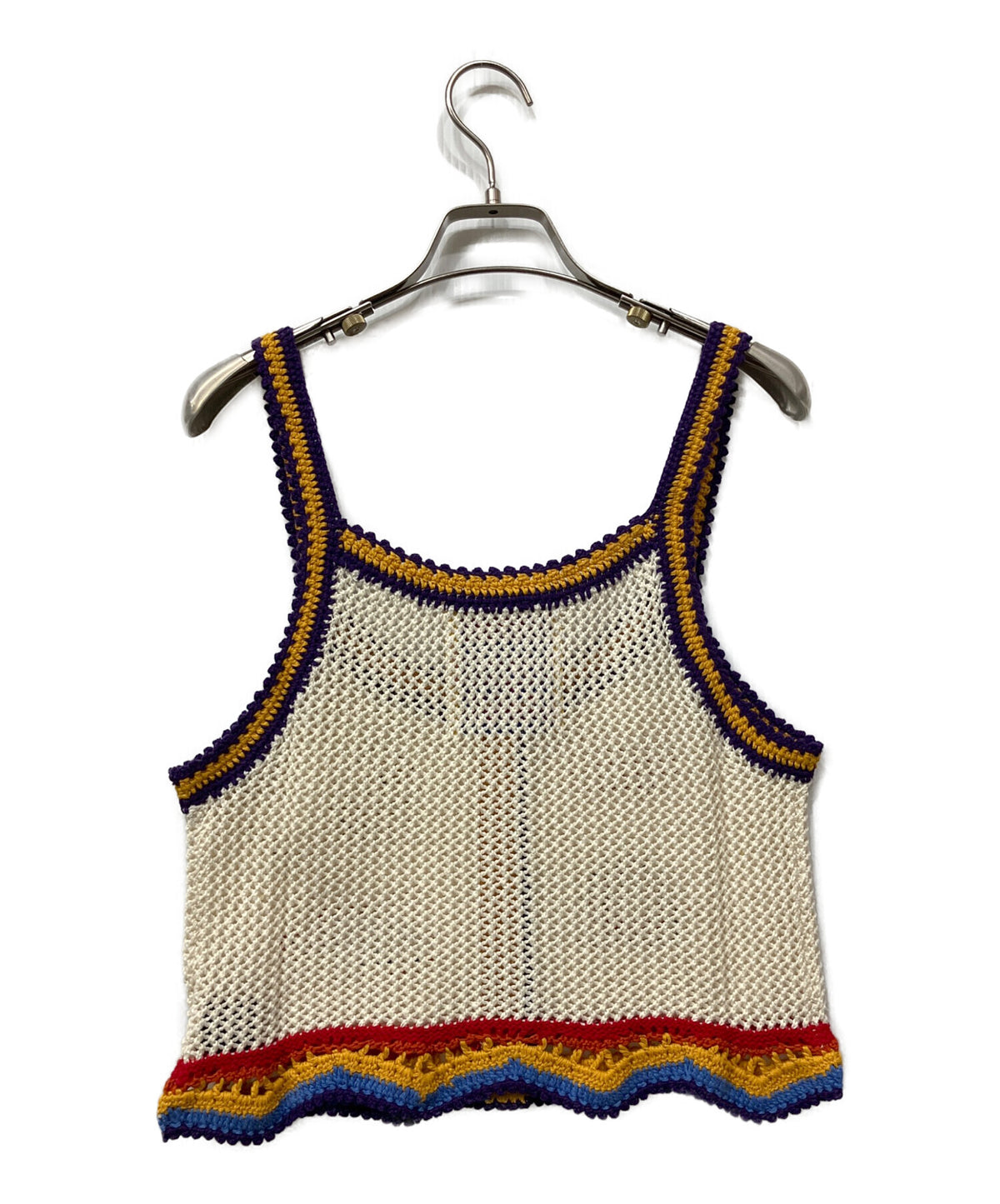 [Pre-owned] Hysteric Glamour SCRATCH Hand-Knitted Patch Camisole 01241NV02