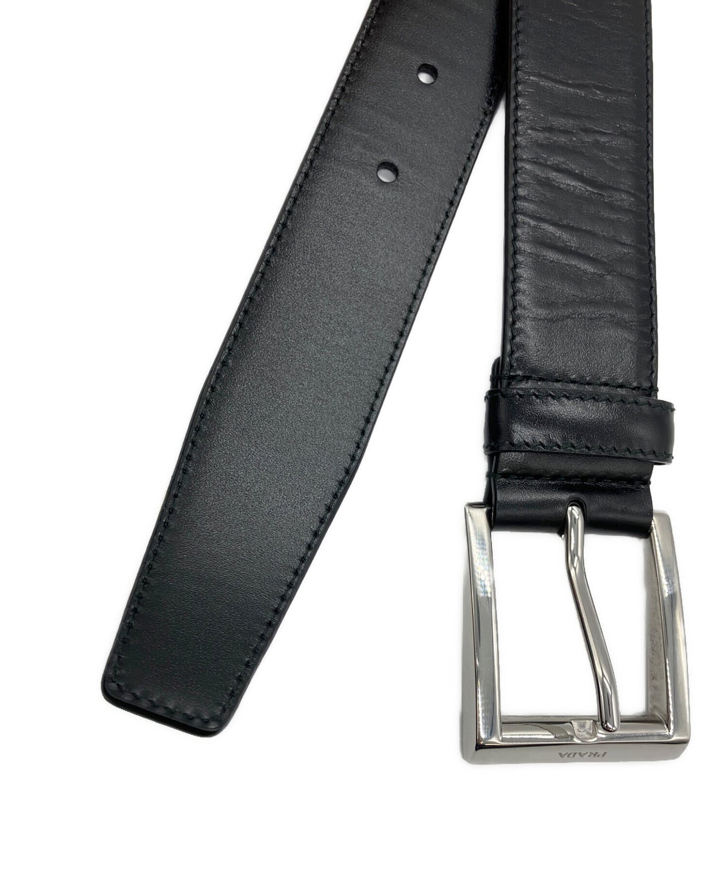 [Pre-owned] PRADA leather belt