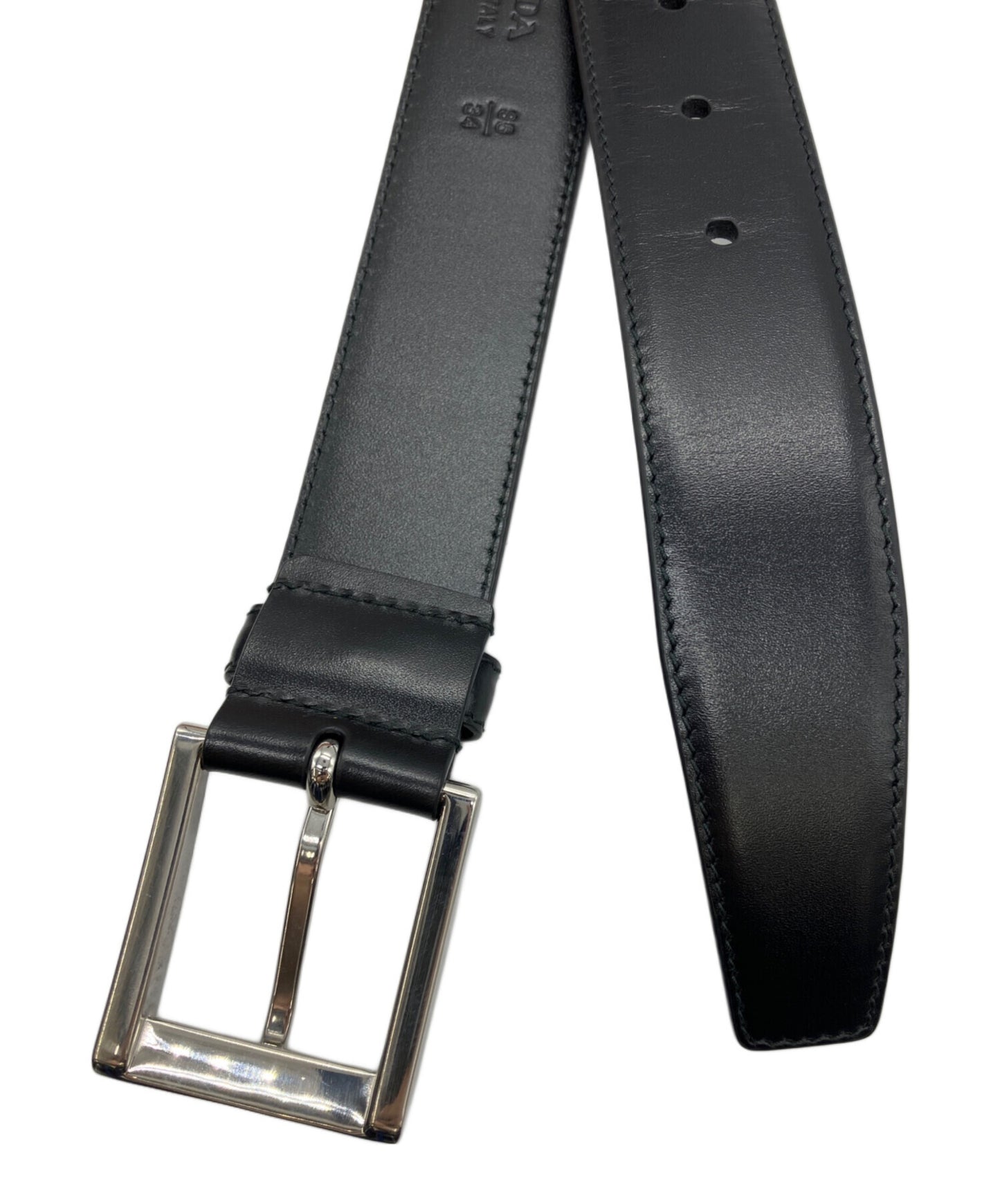 [Pre-owned] PRADA leather belt