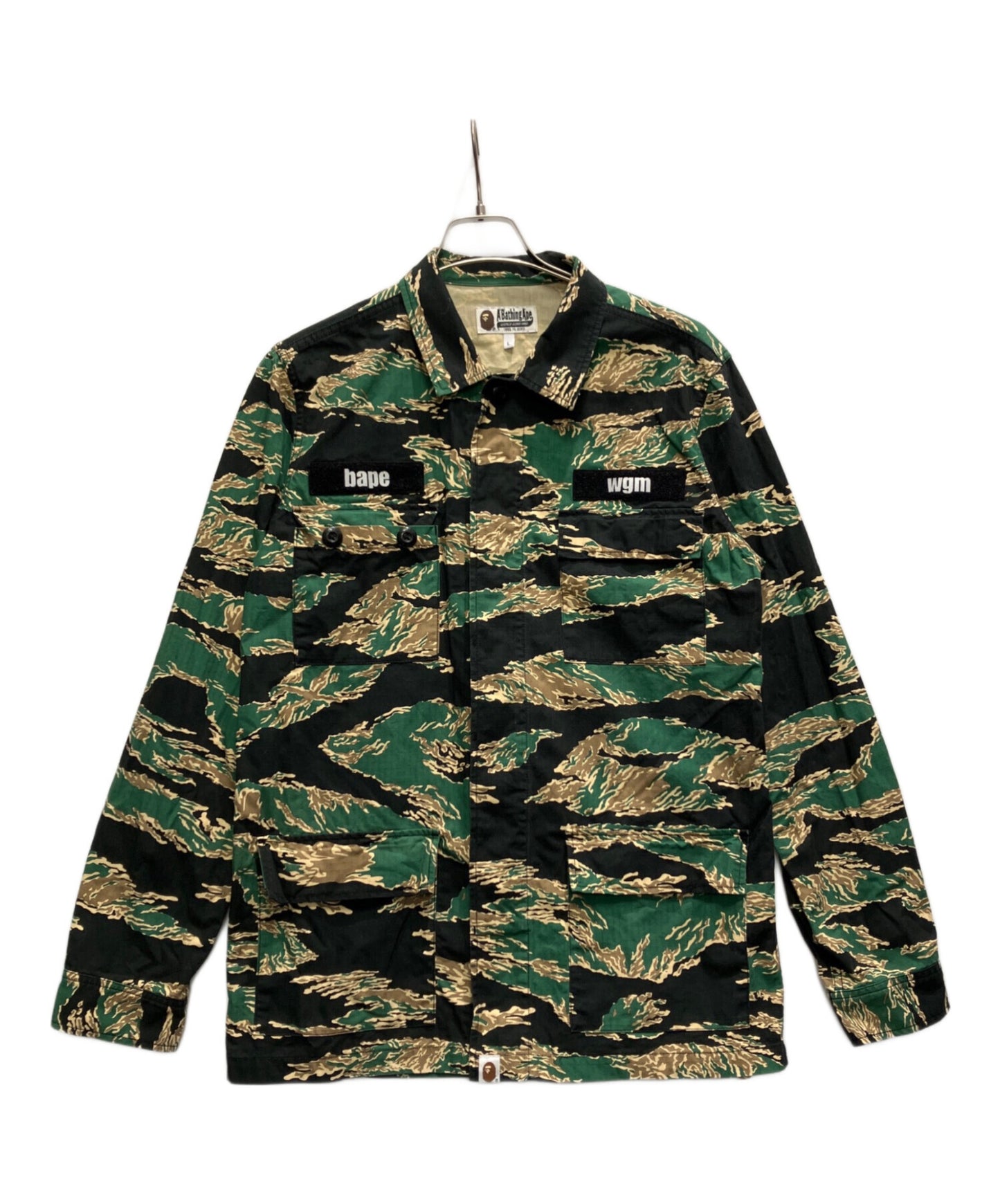 [Pre-owned] A BATHING APE military shirt 001SHD301025X