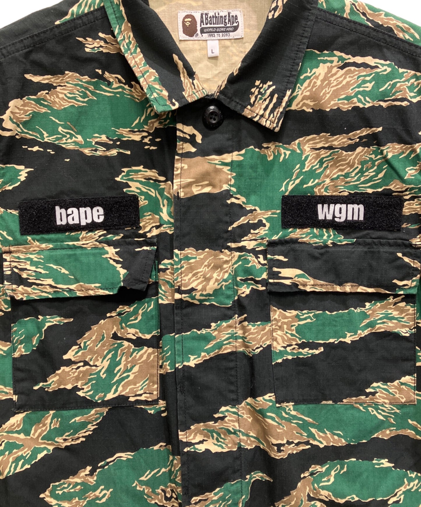 [Pre-owned] A BATHING APE military shirt 001SHD301025X