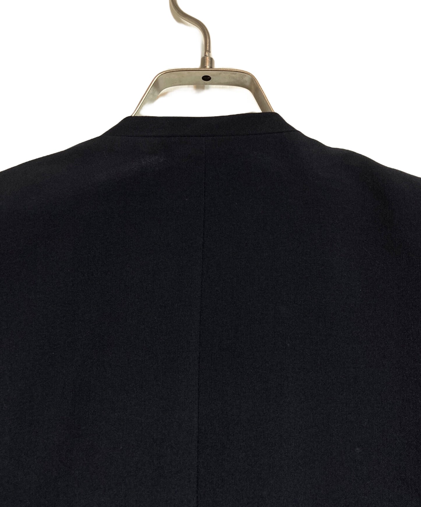 [Pre-owned] COMME des GARCONS HOMME PLUS Wool Gabardine Collarless Jacket PJ-11007S