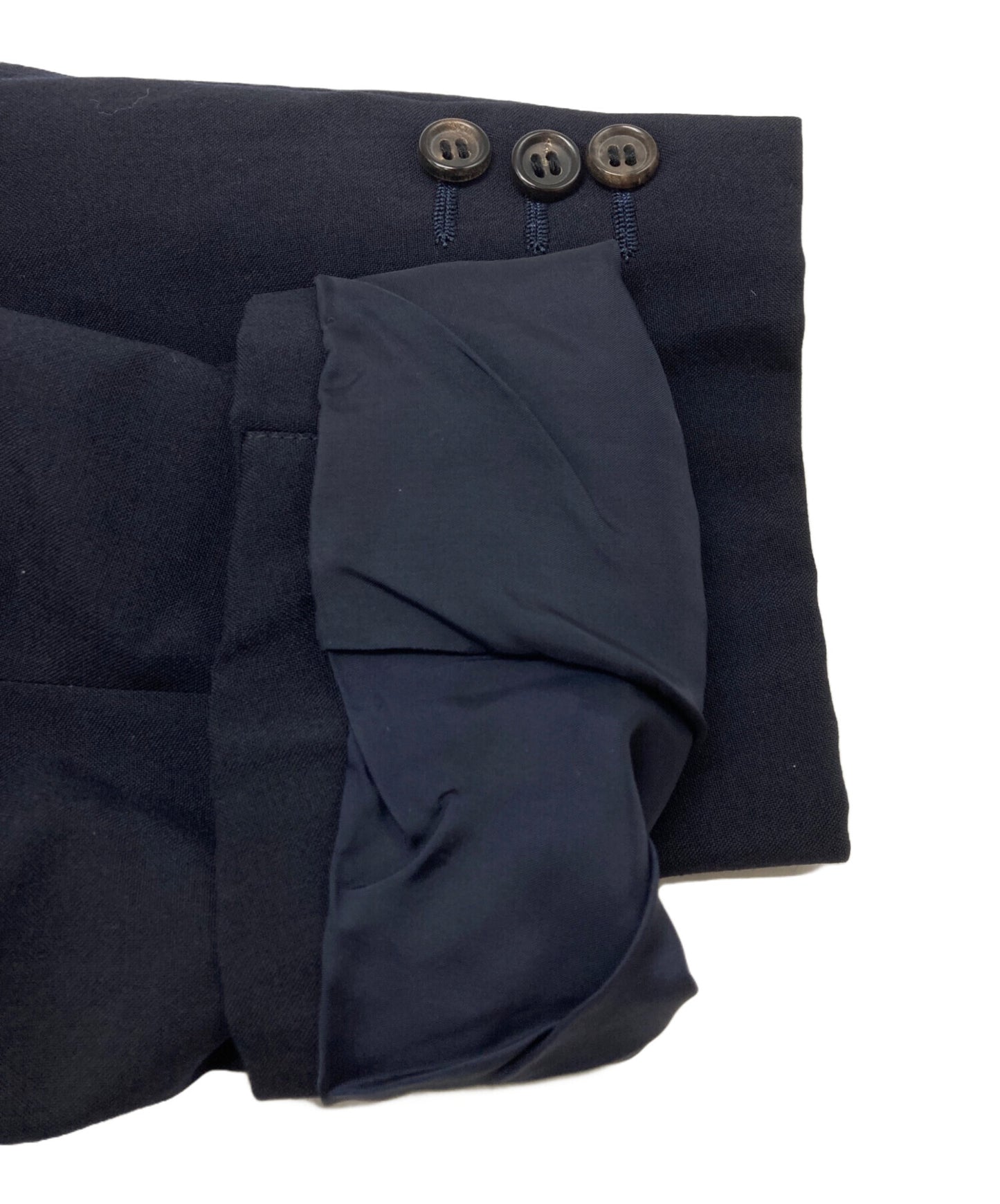 [Pre-owned] COMME des GARCONS HOMME PLUS Wool Gabardine Collarless Jacket PJ-11007S