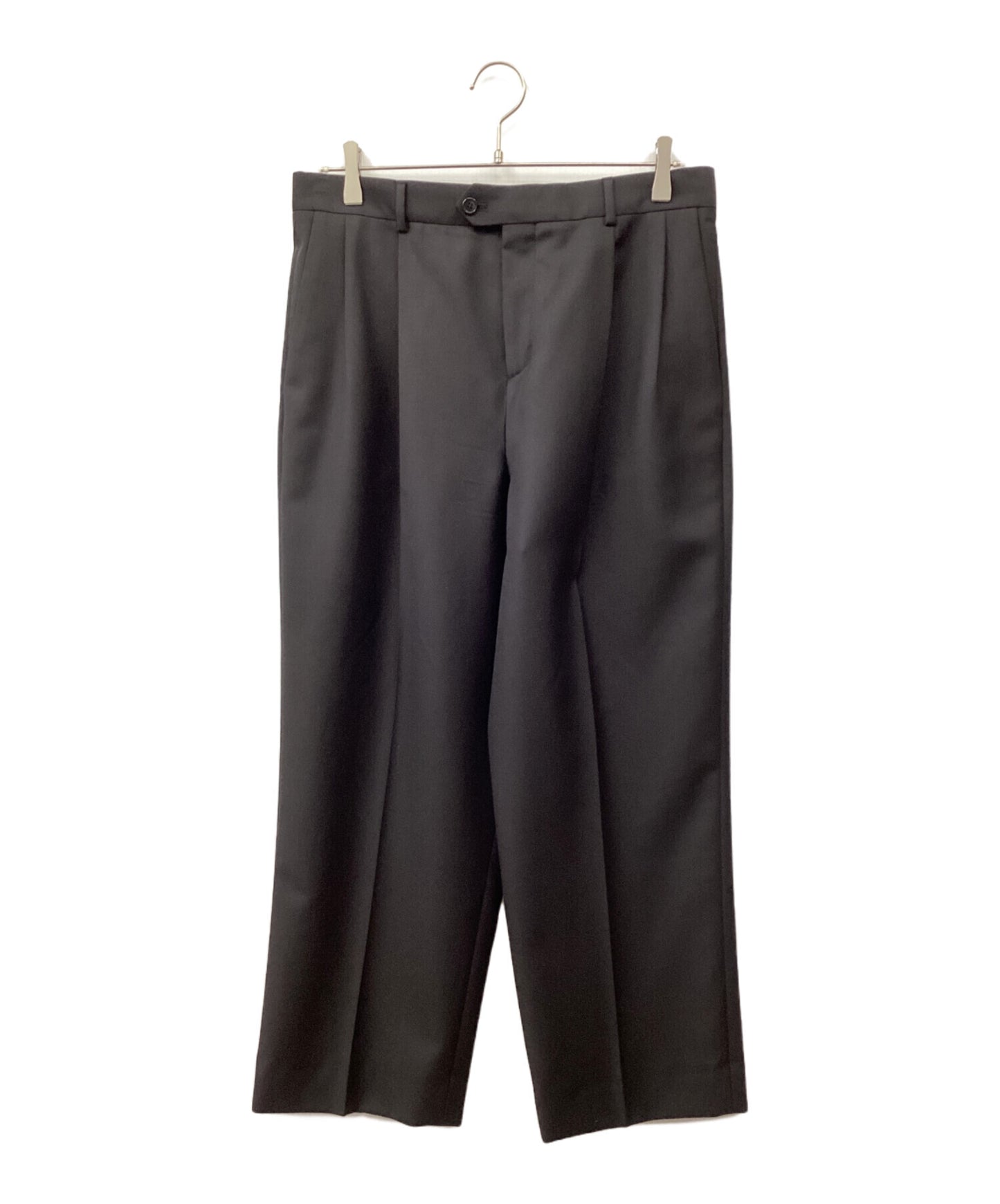 [Pre-owned] CELINE Tuck wide pants 2P498244M