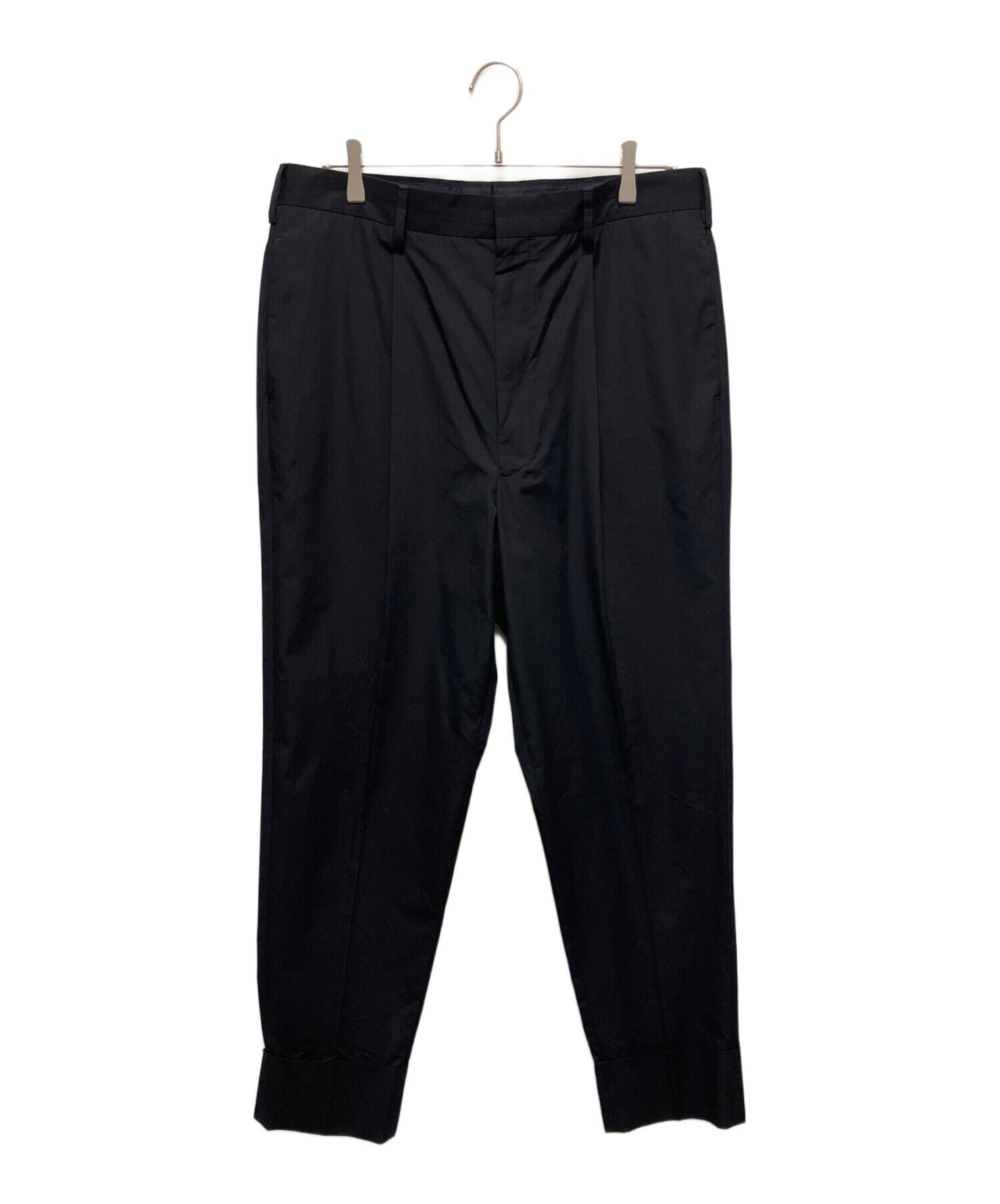 [Pre-owned] PRADA Front tuck tapered cotton pants UP0251 S000 1XV2