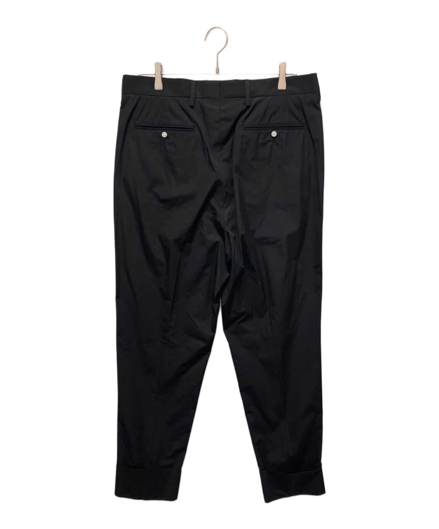 [Pre-owned] PRADA Front tuck tapered cotton pants UP0251 S000 1XV2
