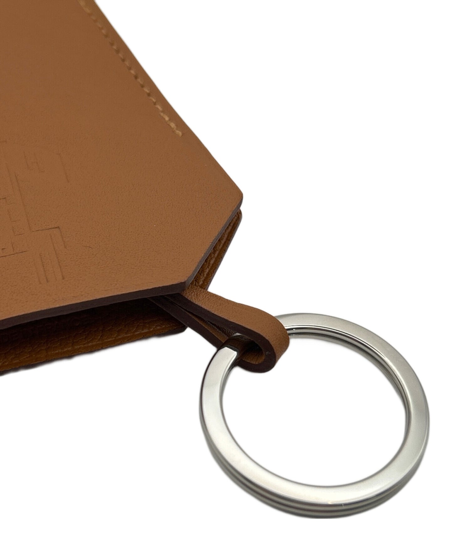 [Pre-owned] HERMES 2024 Years Gift Leather Key Clochette/Keychain/Keyring